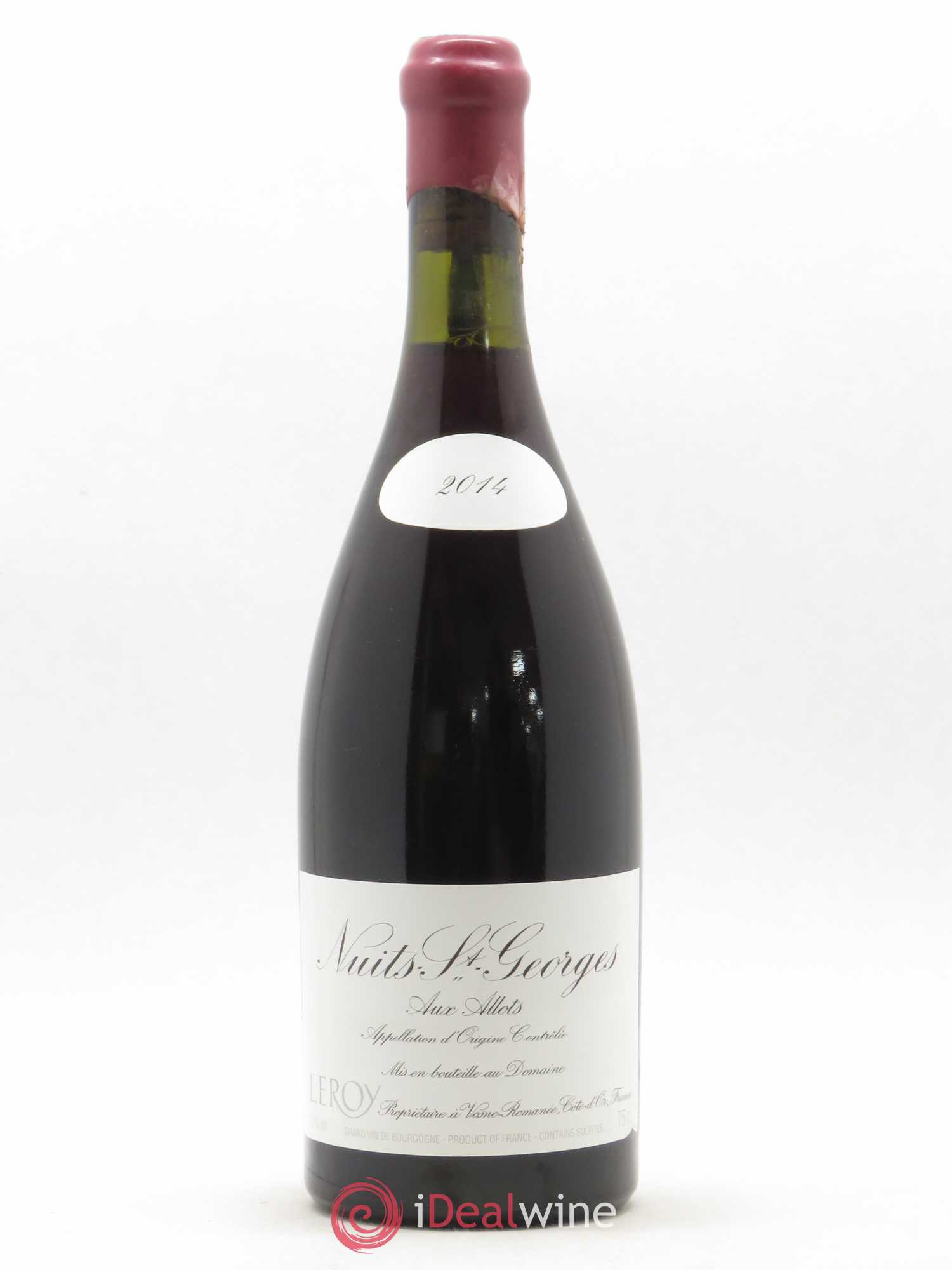 Nuits-Saint-Georges Aux Allots Leroy (Domaine) 2014 - Lot de 1 bouteille - 0