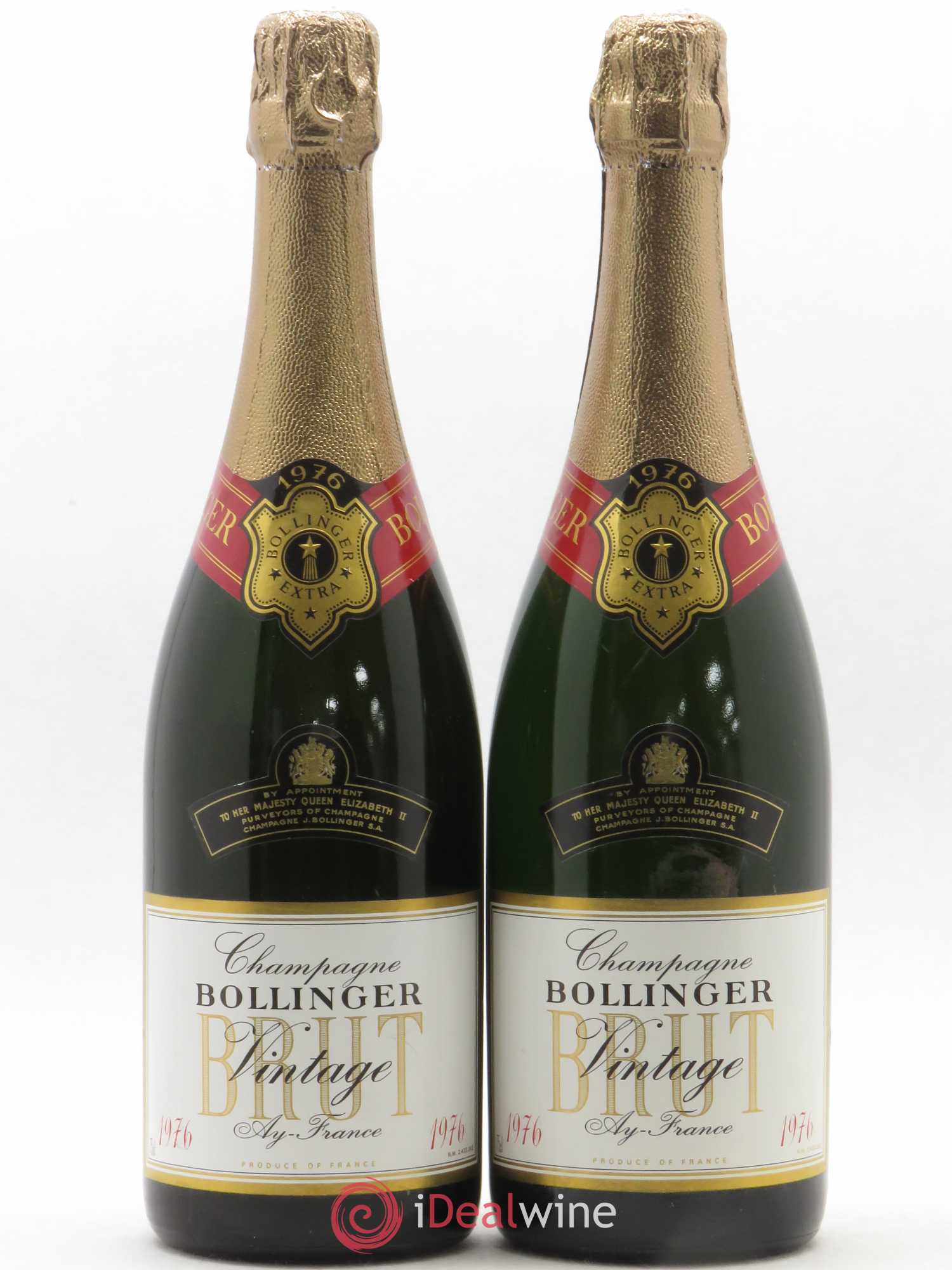 Champagne Bollinger Vintage (sans prix de réserve) 1976 - Posten von 2 Flaschen - 0