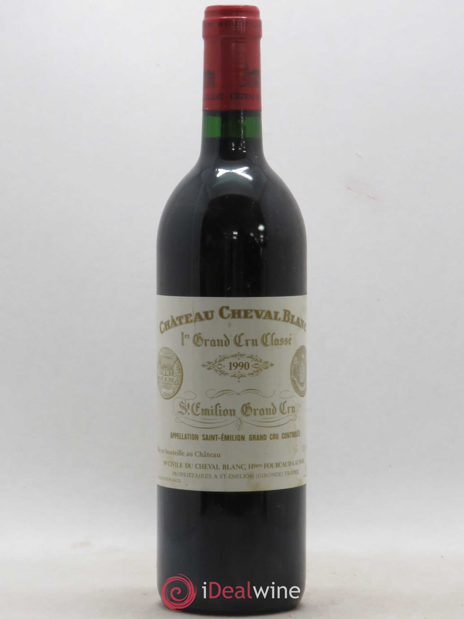Château Cheval Blanc 1er Grand Cru Classé A 1990 - Lot de 1 bouteille - 0