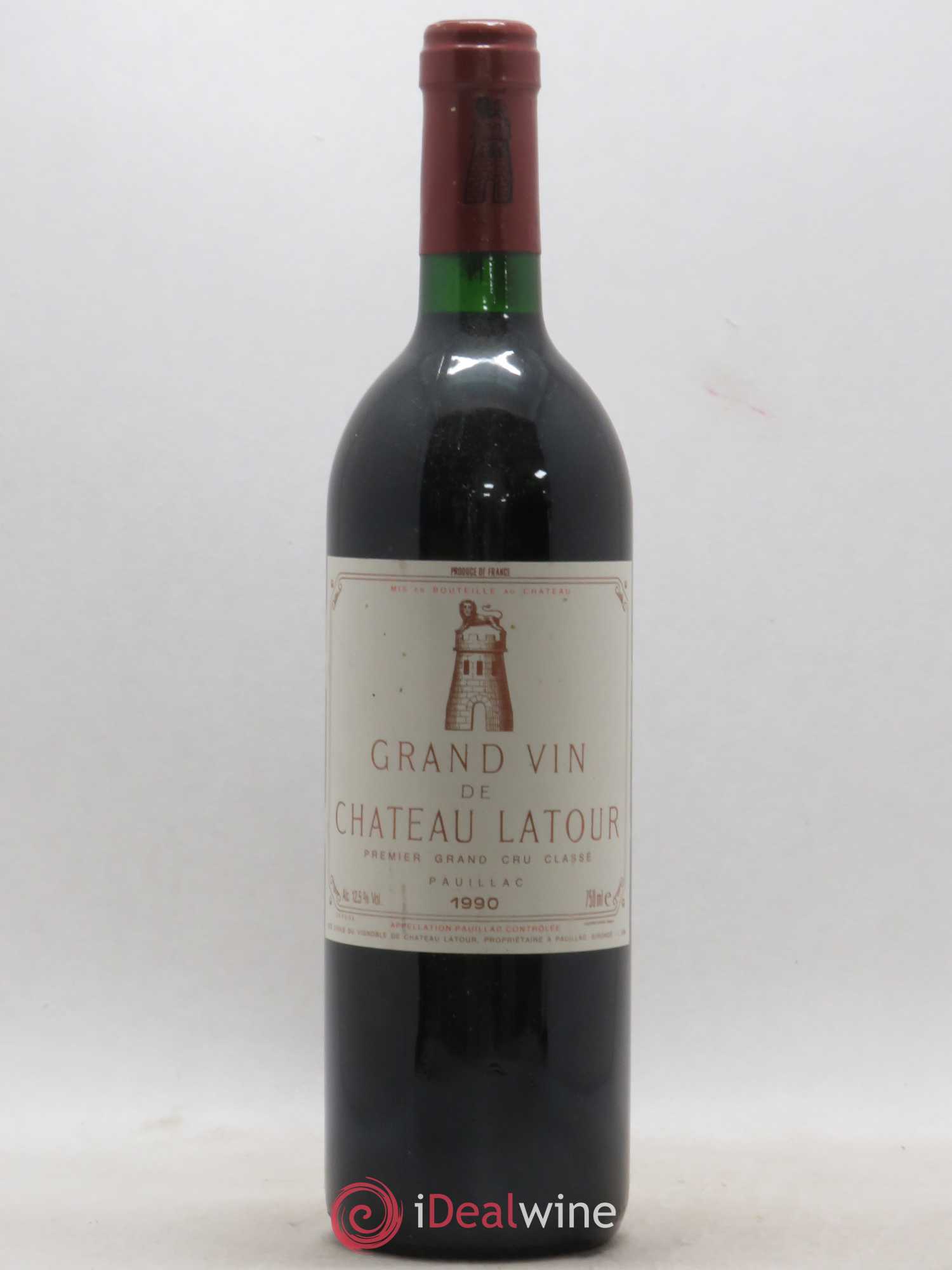 Château Latour 1er Grand Cru Classé 1990 - Lot de 1 bouteille - 0