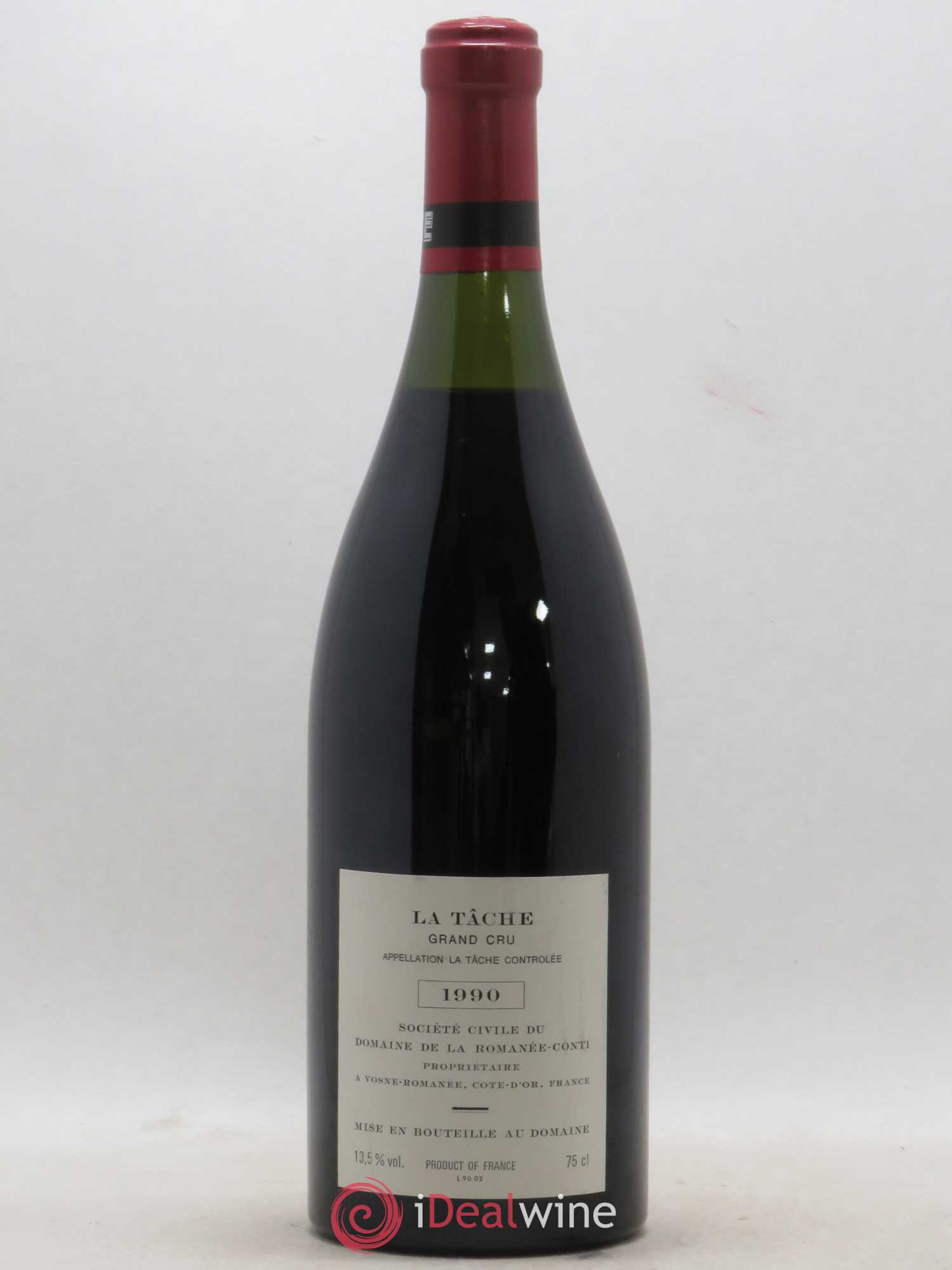 La Tâche Grand Cru Domaine de la Romanée-Conti 1990 - Lot de 1 bouteille - 1