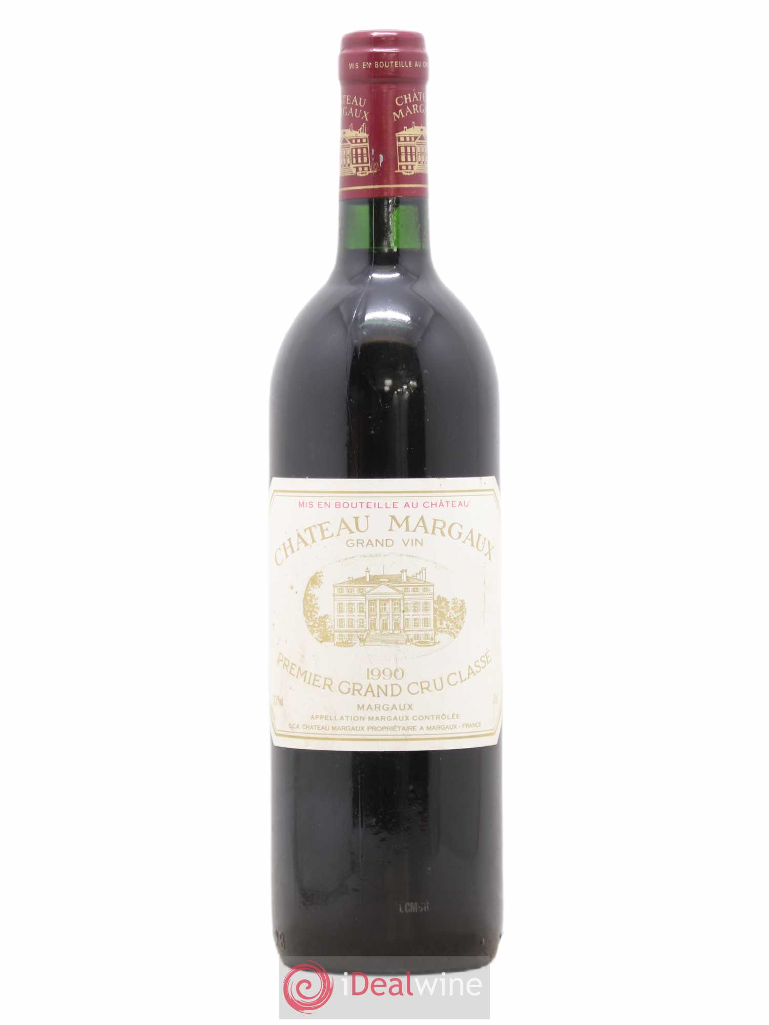 Château Margaux 1er Grand Cru Classé 1990 - Lot de 1 bouteille - 0