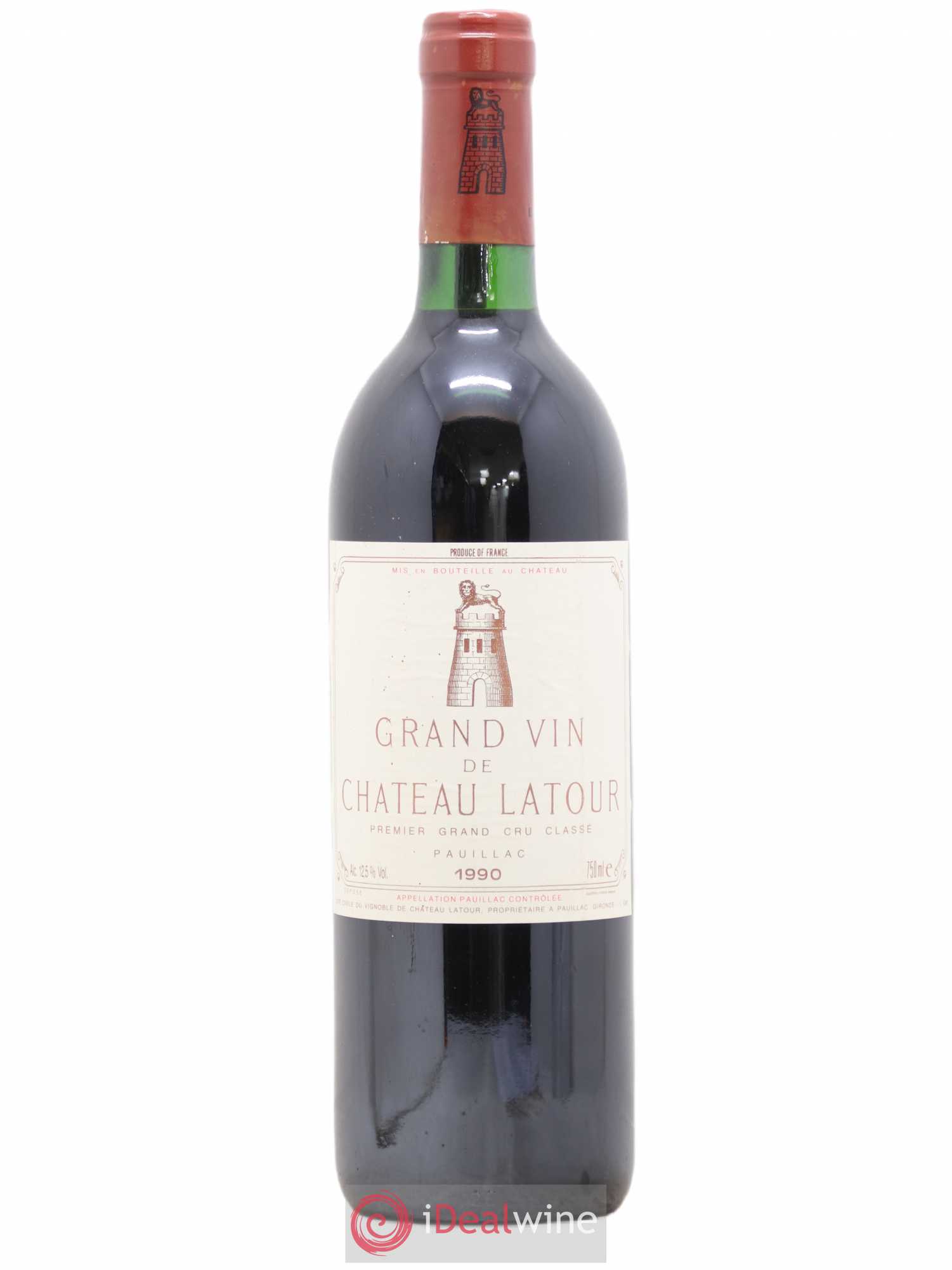 Château Latour 1er Grand Cru Classé 1990 - Lot de 1 bouteille - 0