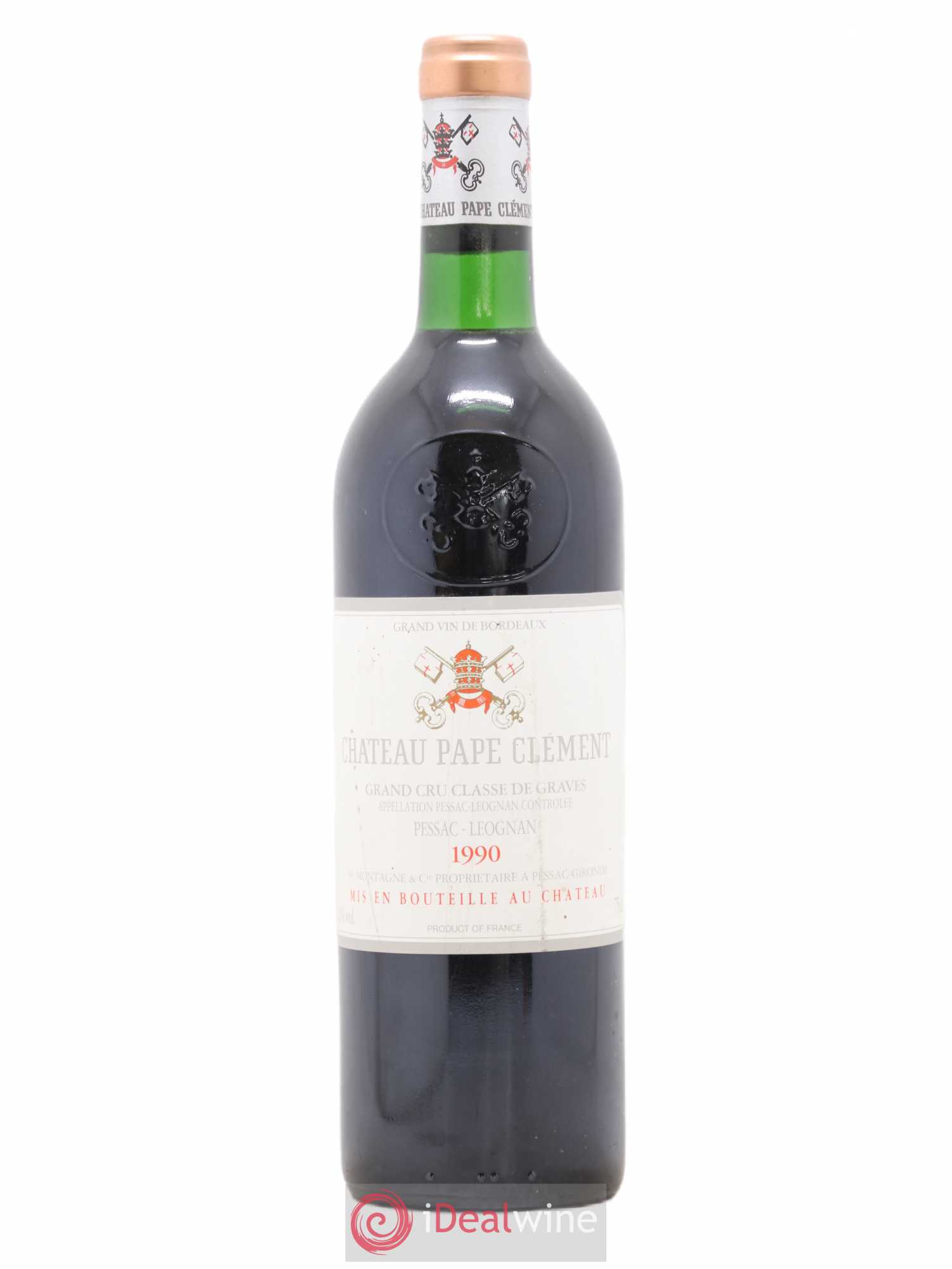 Château Pape Clément Cru Classé de Graves 1990 - Lot de 1 bouteille - 0
