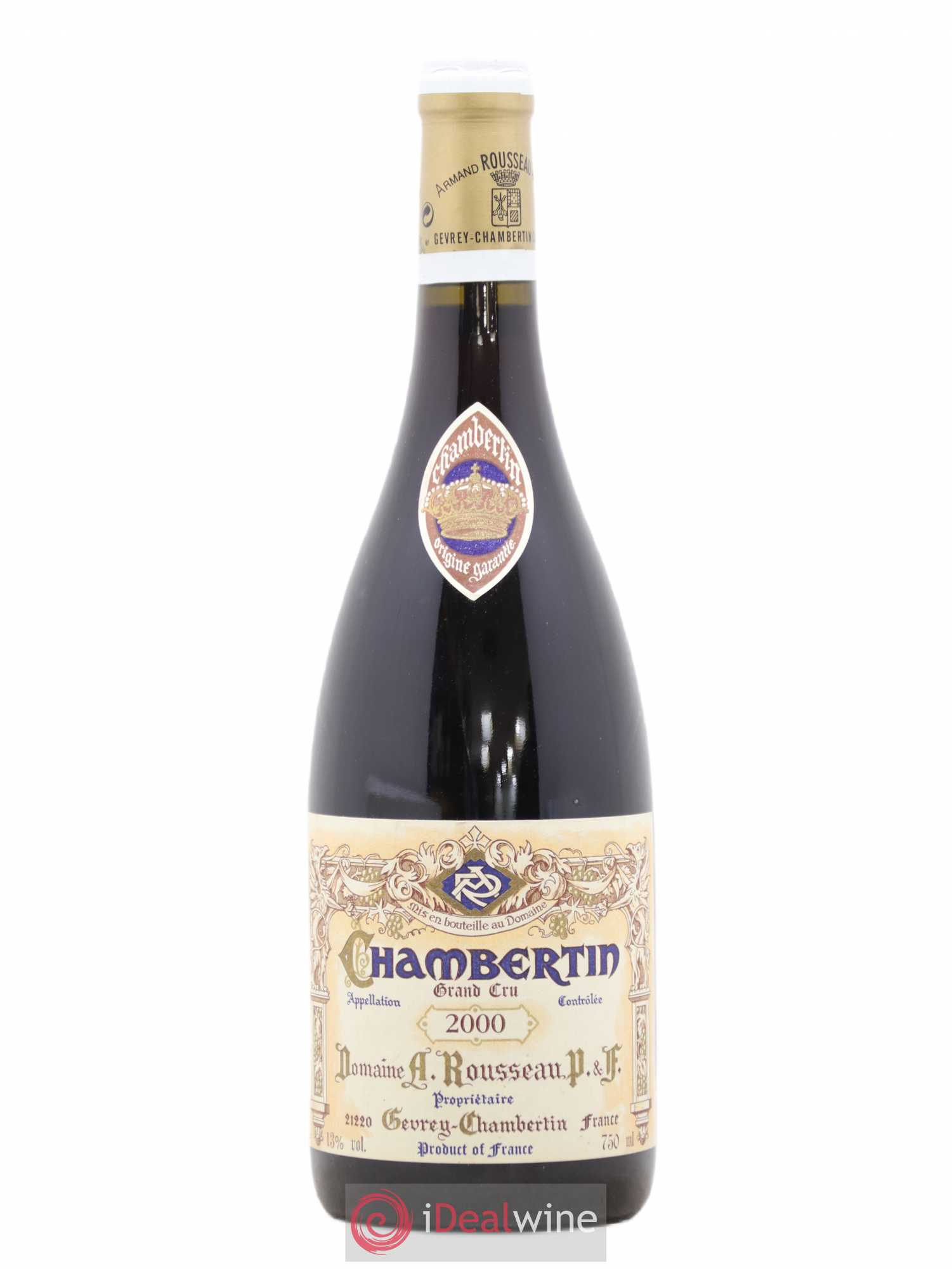 Chambertin Grand Cru Armand Rousseau (Domaine) 2000 - Lot de 1 bouteille - 0