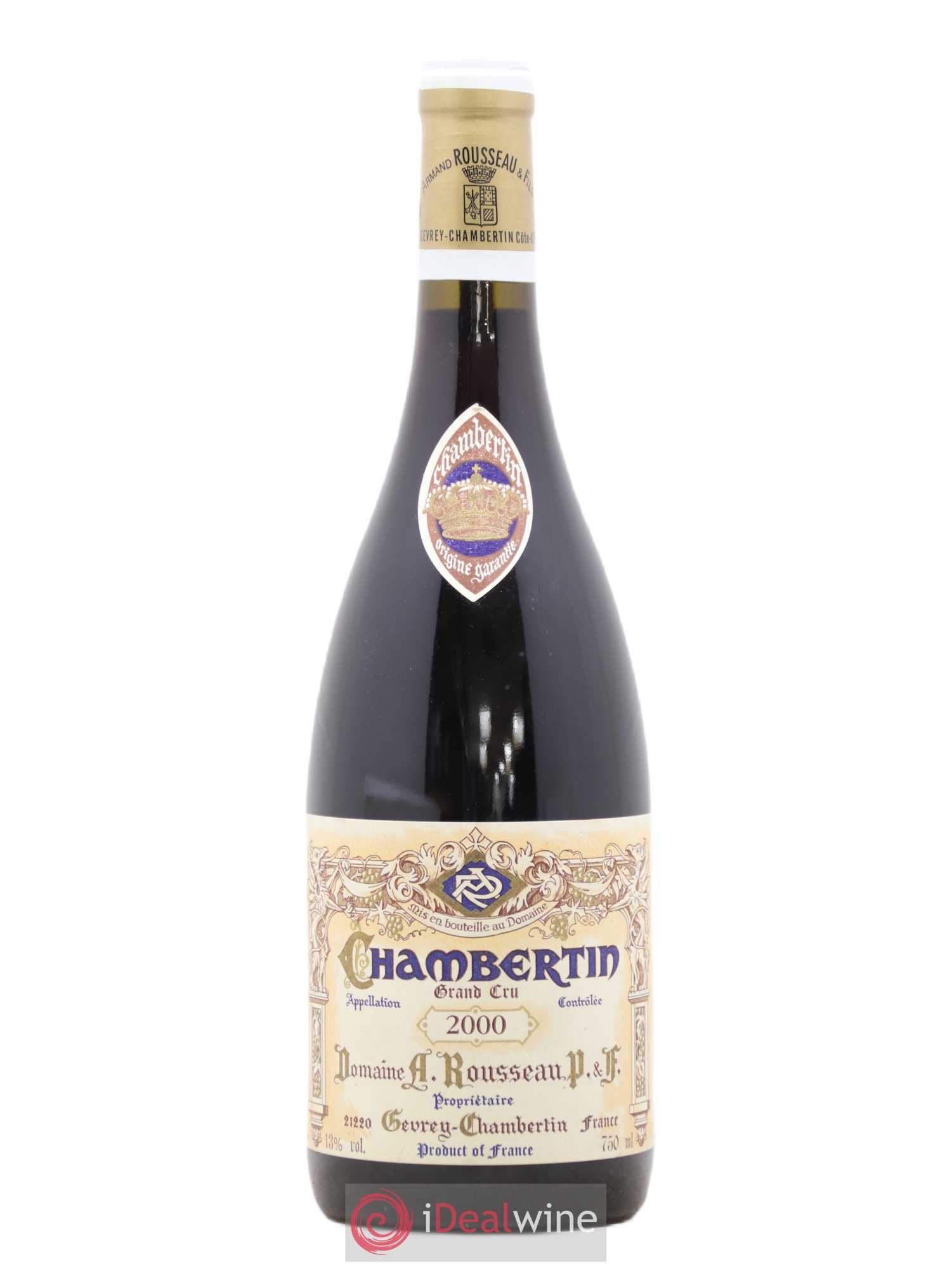 Chambertin Grand Cru Armand Rousseau (Domaine) 2000 - Lot de 1 bouteille - 0