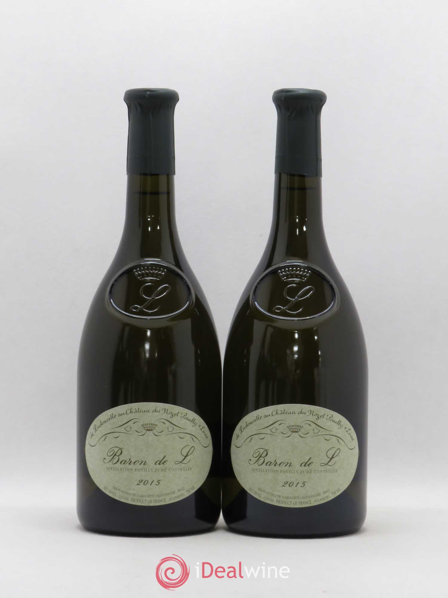 Pouilly-Fumé Baron de L Patrick de Ladoucette 2015 - Lot de 2 bouteilles - 0
