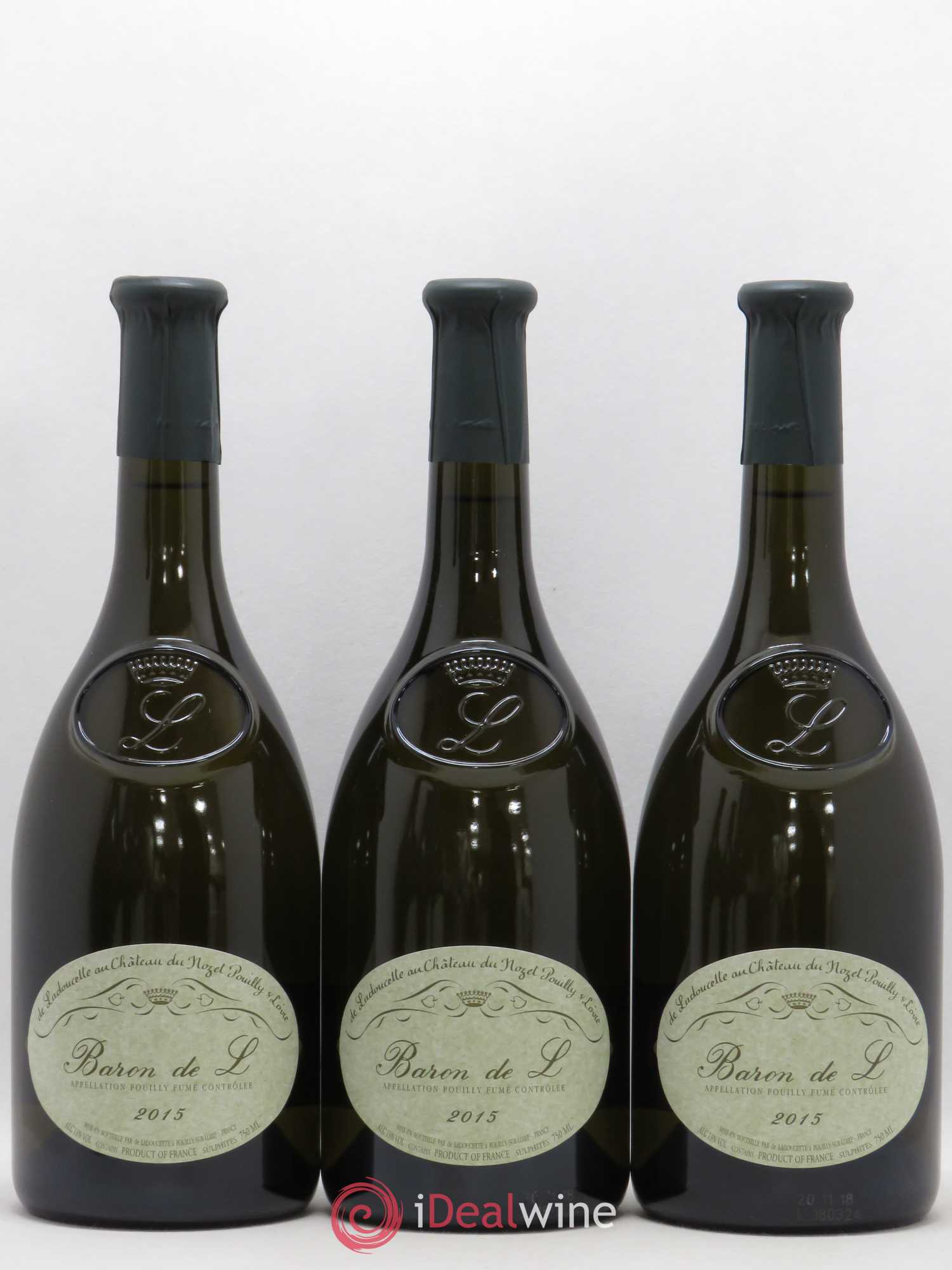 Pouilly-Fumé Baron de L Patrick de Ladoucette 2015 - Lot de 6 bouteilles - 2