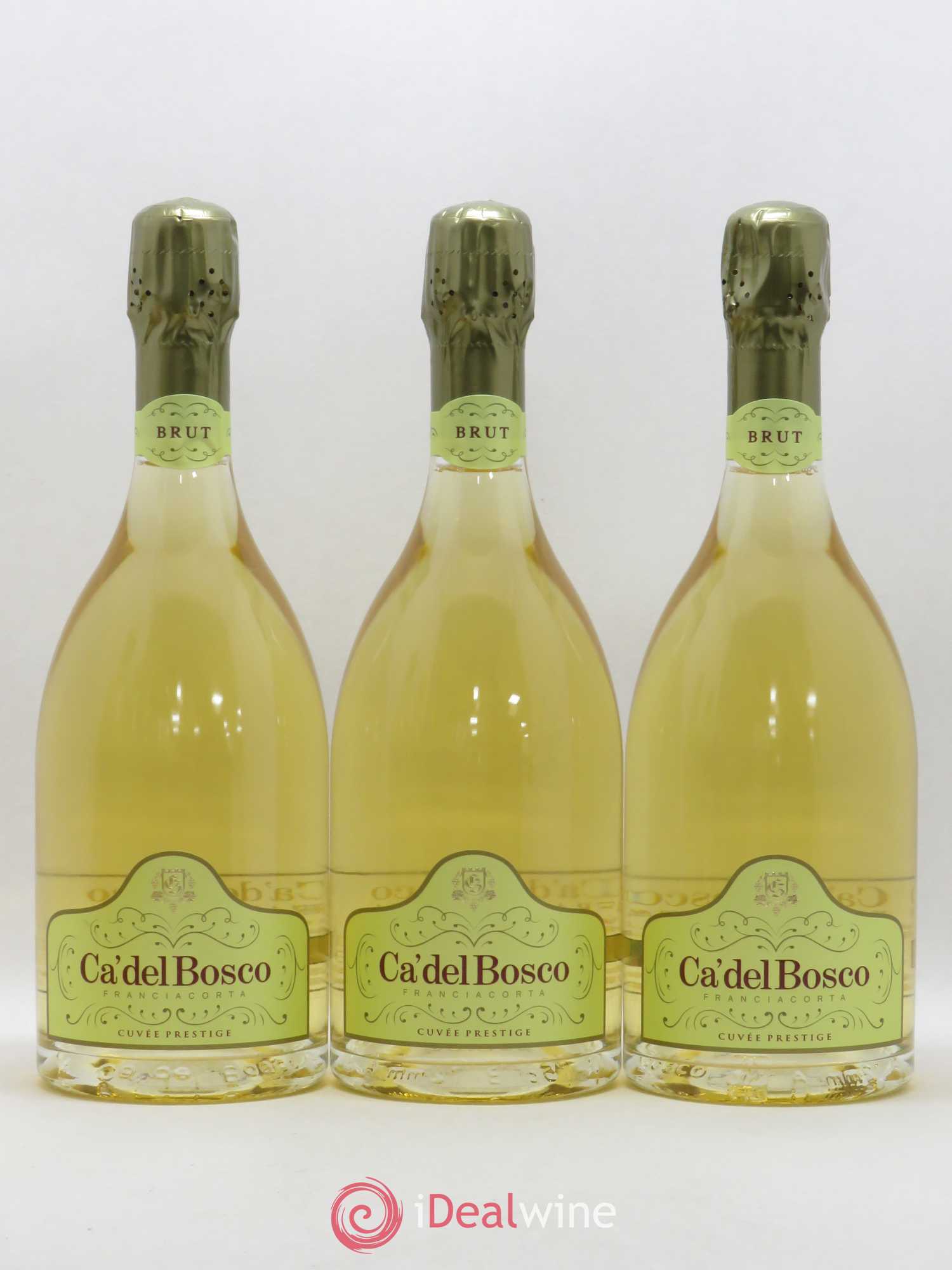 Italie Ca' del Bosco Franciacorta Brut Cuvée Prestige (sans prix de réserve) - Posten von 3 Flaschen - 0
