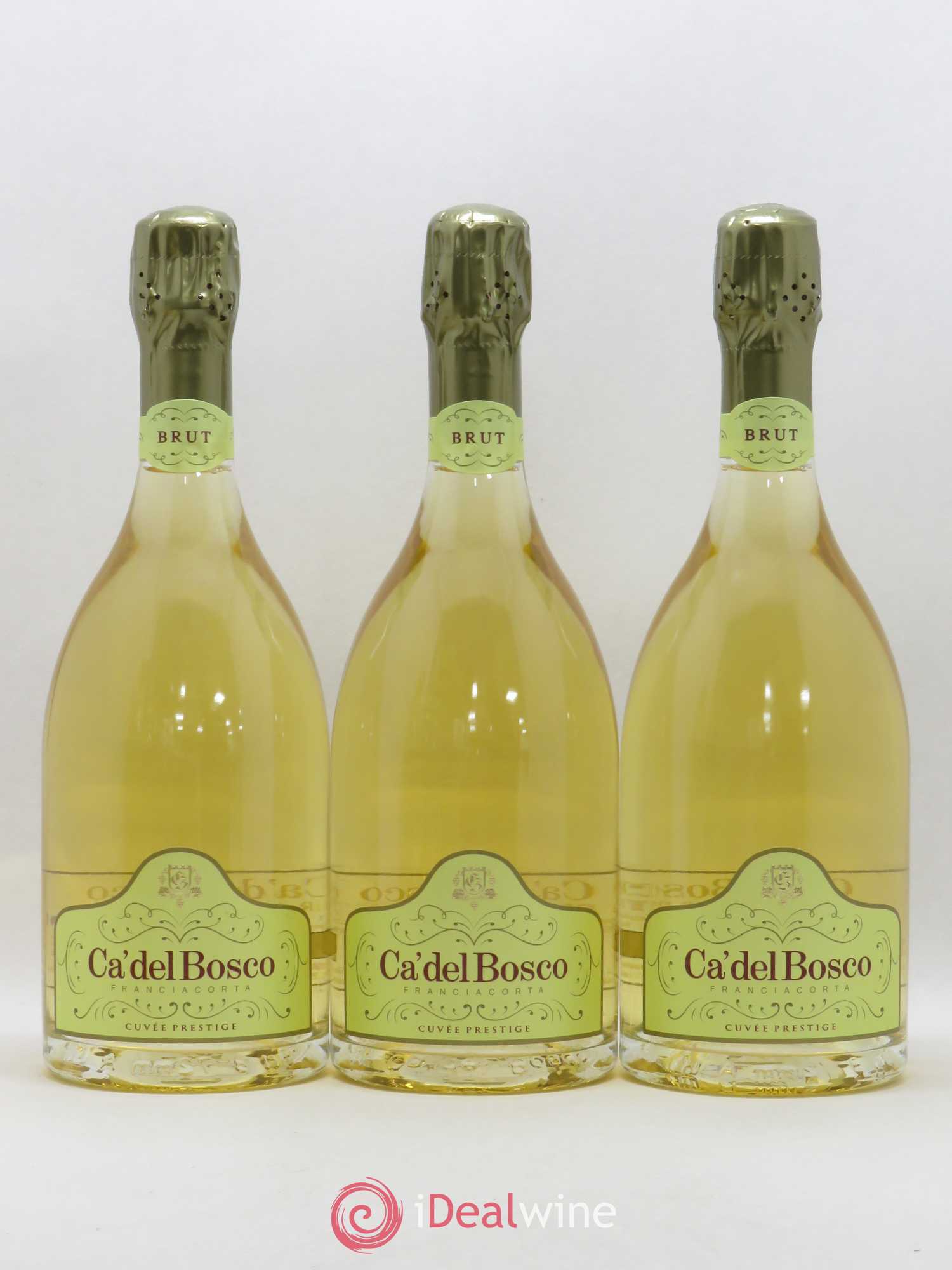 Italie Ca' del Bosco Franciacorta Brut Cuvée Prestige (sans prix de réserve) - Posten von 3 Flaschen - 0