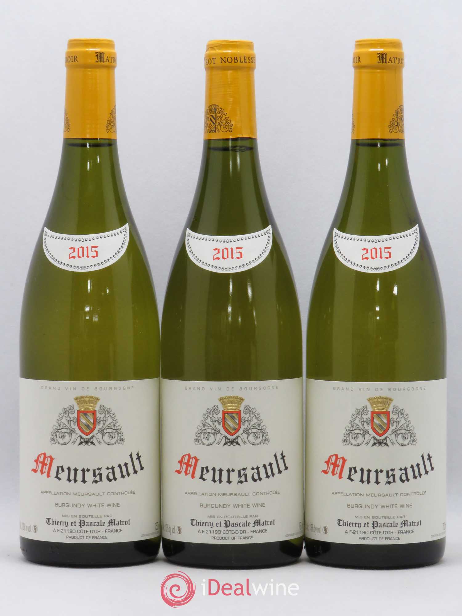Meursault Matrot (Domaine) 2015 - Lot de 3 bouteilles - 0