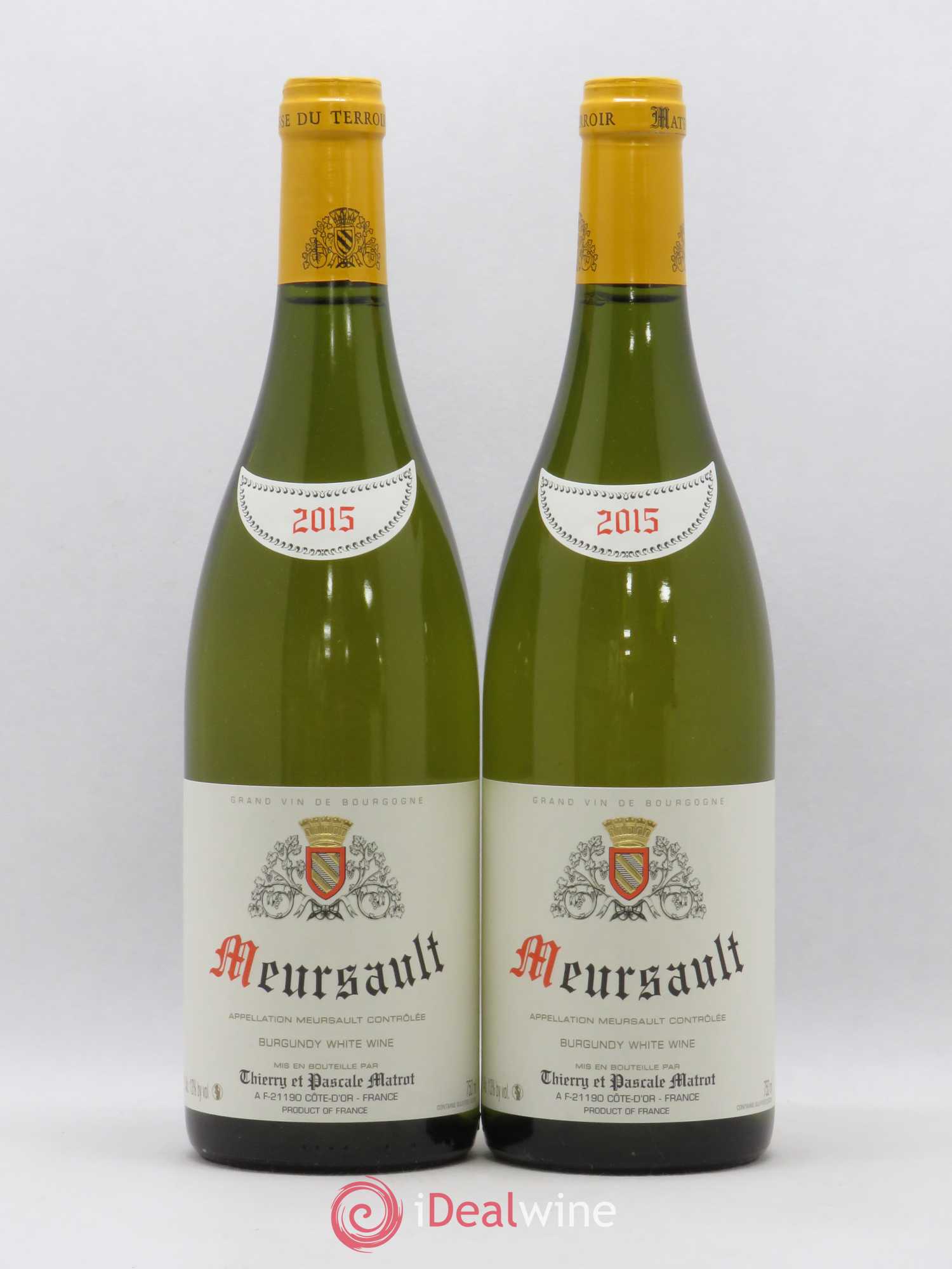 Meursault Matrot (Domaine) 2015 - Lot de 2 bouteilles - 0