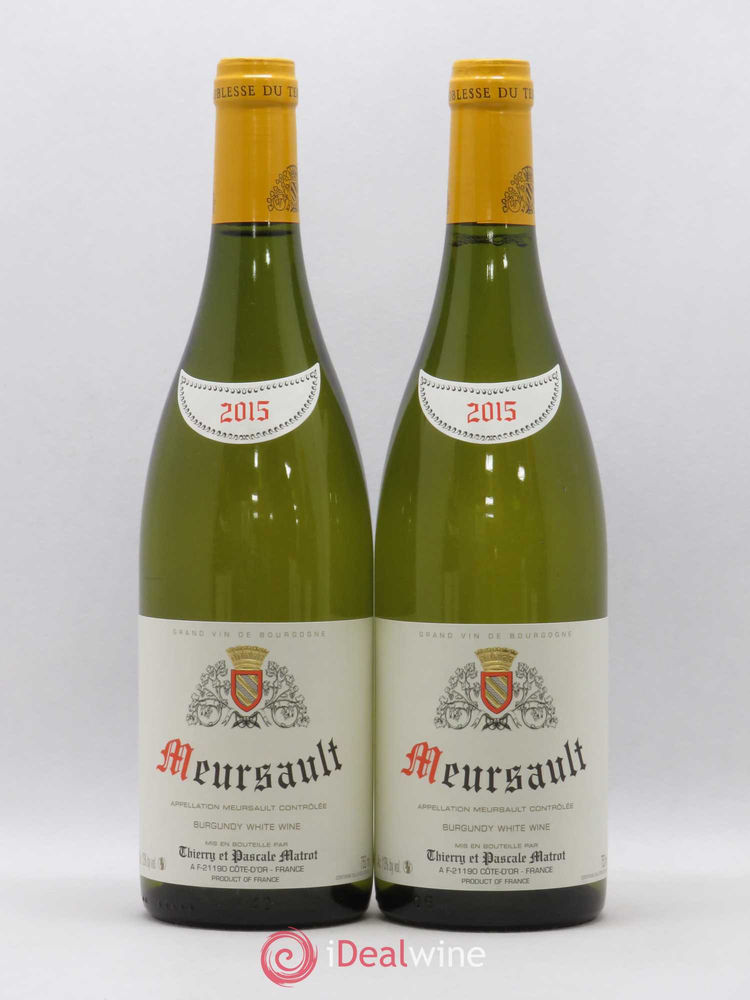 Meursault Matrot (Domaine) 2015 - Lot de 2 bouteilles - 0