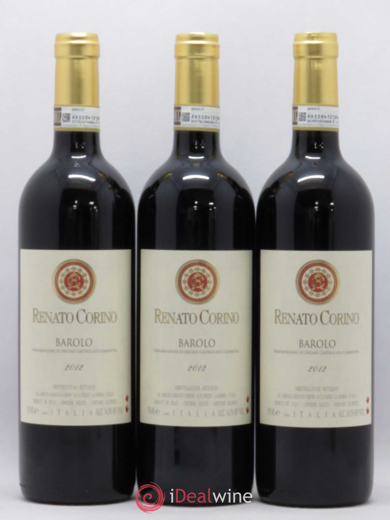 Barolo Renato Corino 2012 - Posten von 3 Flaschen - 0