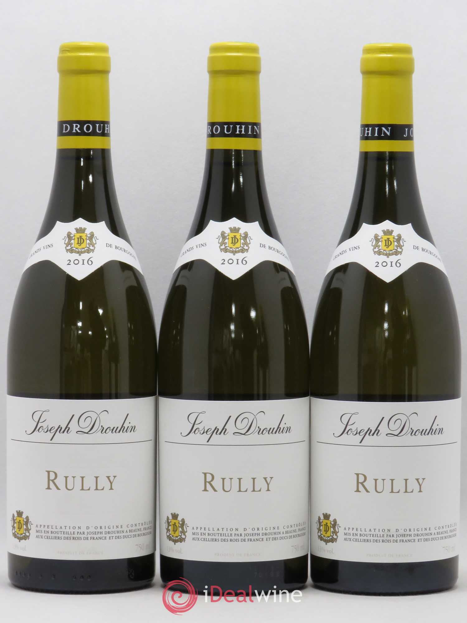 Rully Joseph Drouhin 2016 - Lot de 3 bouteilles - 0