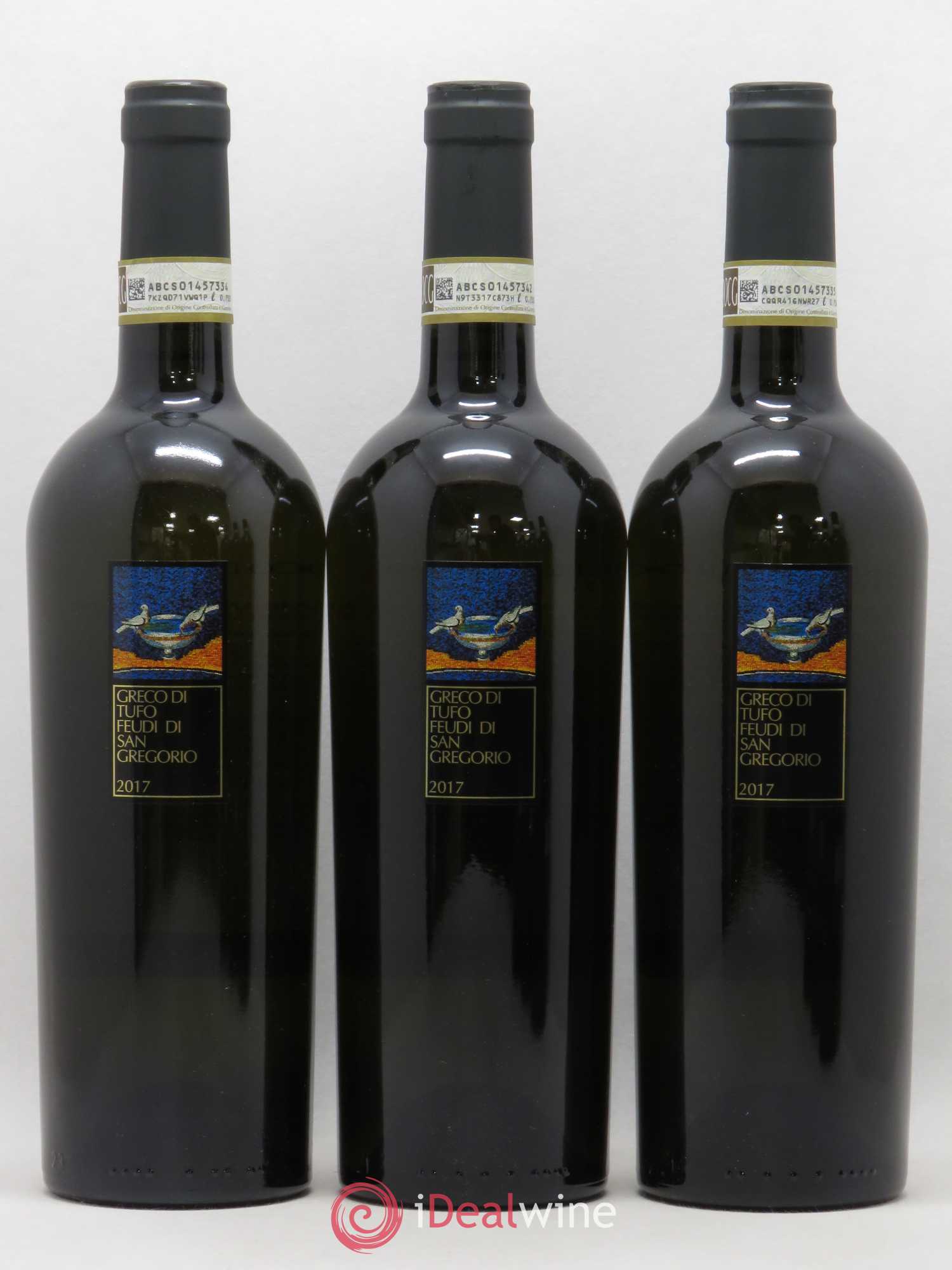 Italie DOC Greco Di Tufo Campanie Feudi di San Gregorio (sans prix de réserve) 2017 - Posten von 3 Flaschen - 0