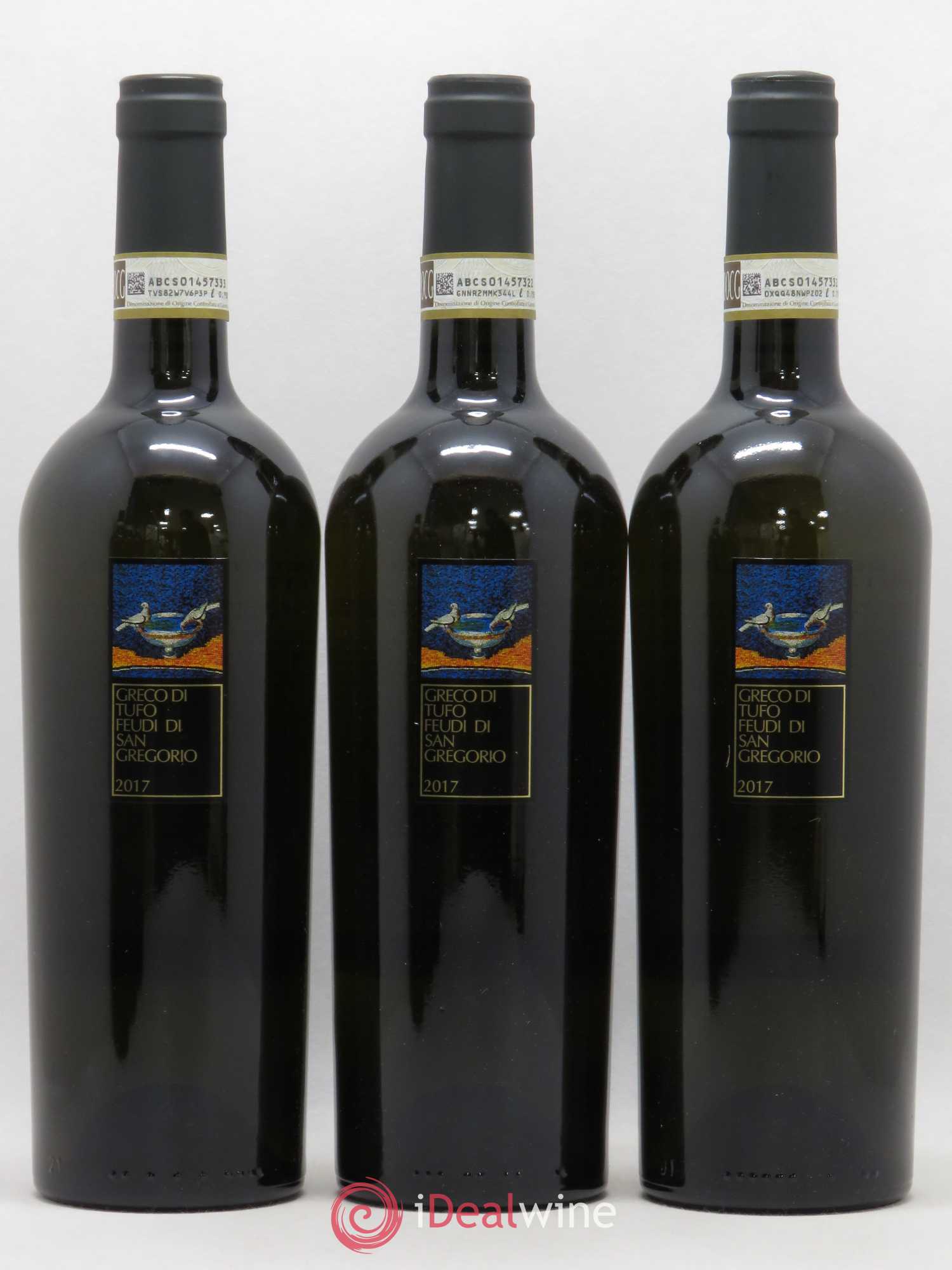 Italie DOC Greco Di Tufo Campanie Feudi di San Gregorio (sans prix de réserve) 2017 - Posten von 3 Flaschen - 0