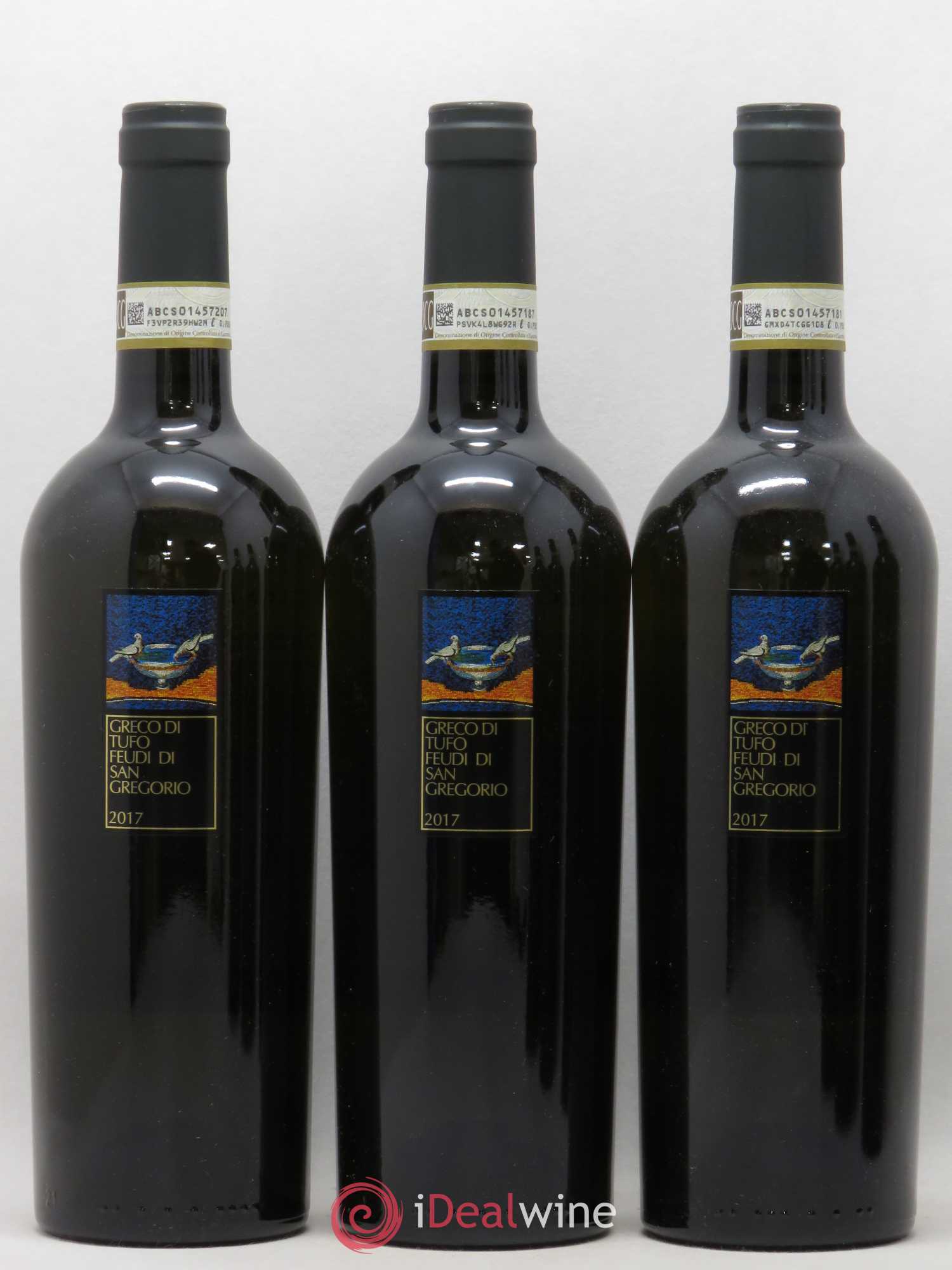 Italie DOC Greco Di Tufo Campanie Feudi di San Gregorio 2017 - Lot de 6 bouteilles - 1