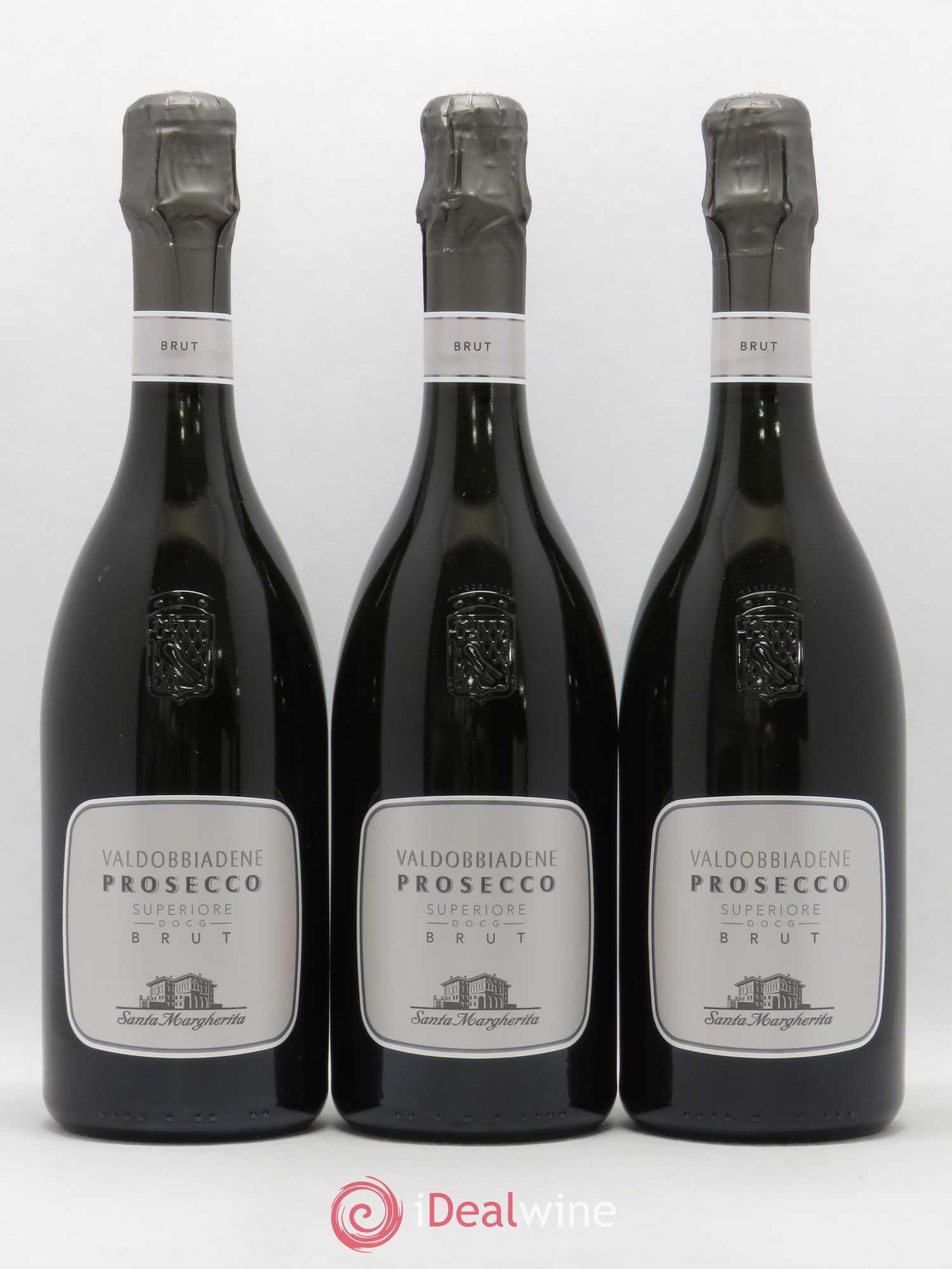 Italie DOCG Prosecco Superiore Santa Margherita Valdobbiadene Brut (sans prix de réserve) - Posten von 3 Flaschen - 0