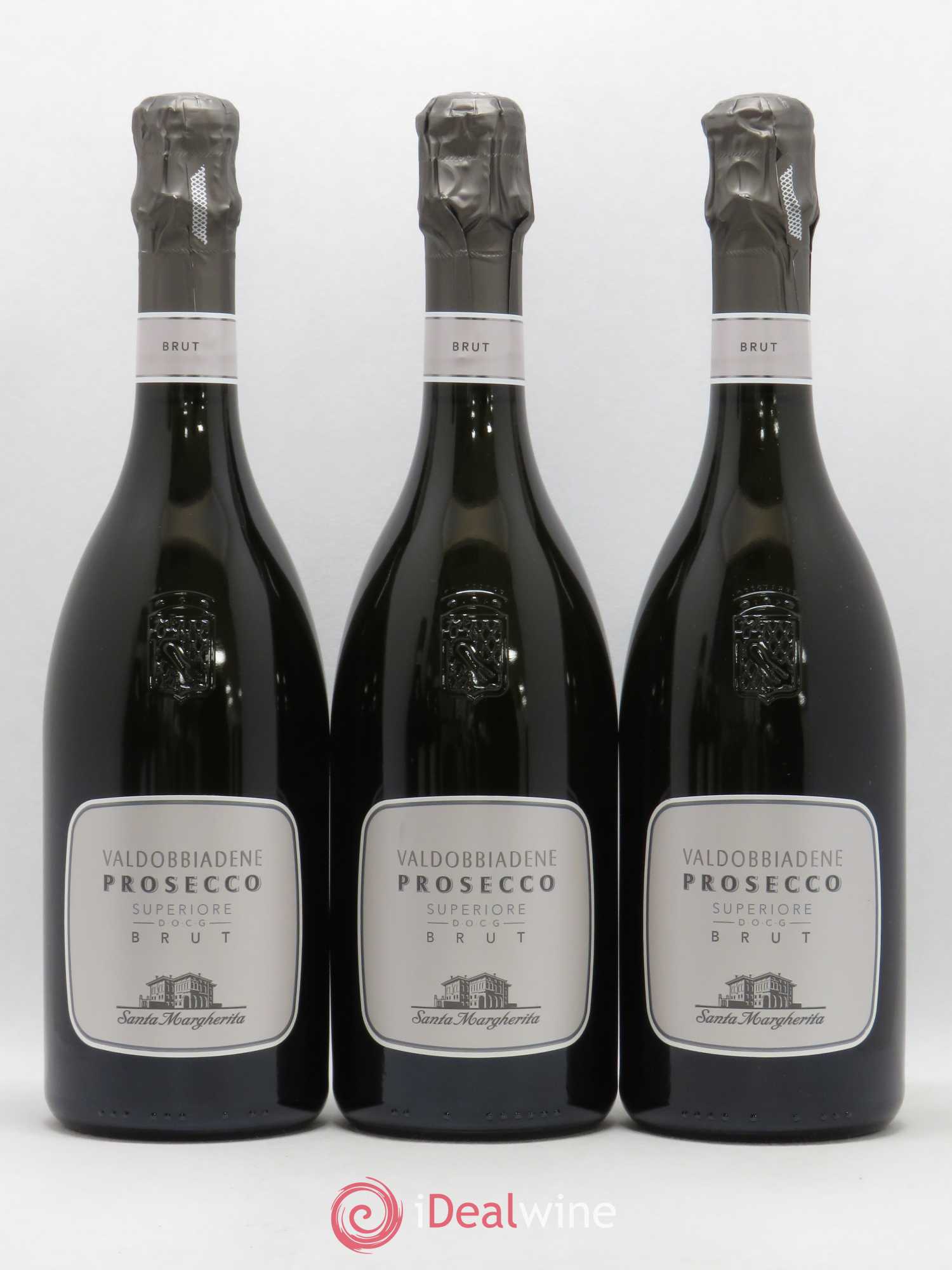 Italie DOCG Prosecco Superiore Santa Margherita Valdobbiadene Brut - Posten von 3 Flaschen - 0