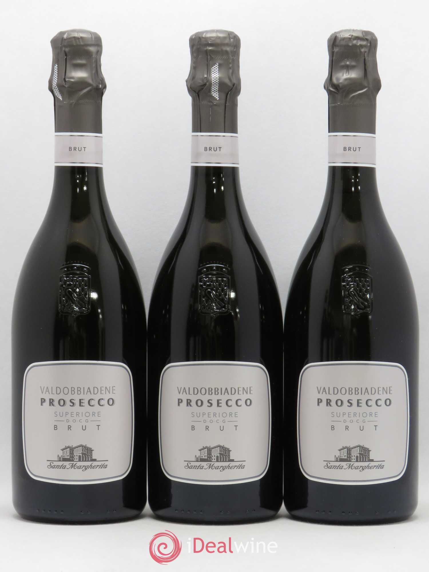 Italie DOCG Prosecco Superiore Santa Margherita Valdobbiadene Brut - Posten von 3 Flaschen - 0