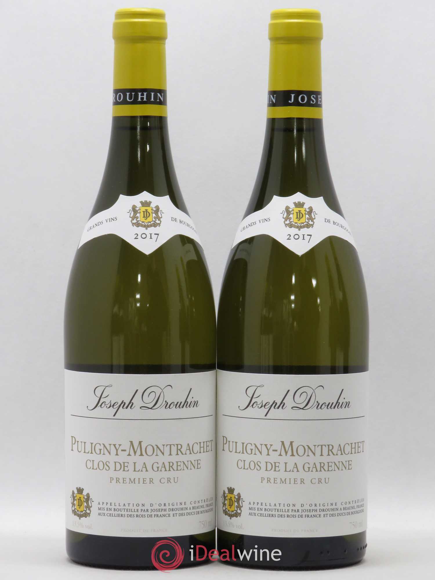 Puligny-Montrachet 1er Cru Clos de la Garenne Joseph Drouhin 2017 - Lot de 2 bouteilles - 0