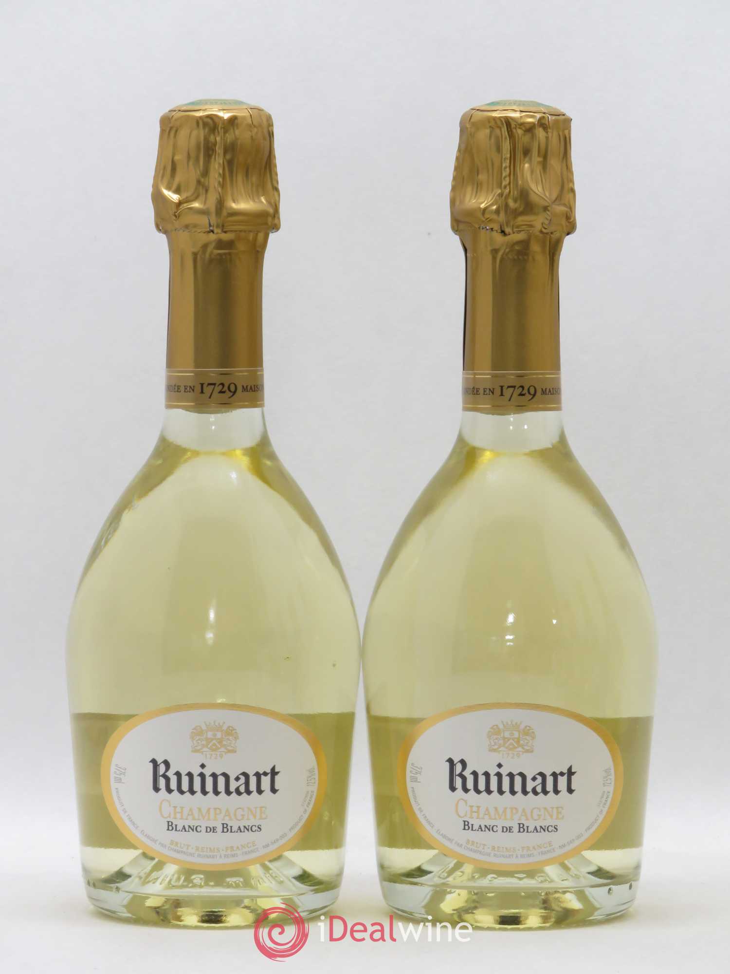 Blanc de Blancs Brut Ruinart - Lot de 2 demi bouteilles - 0