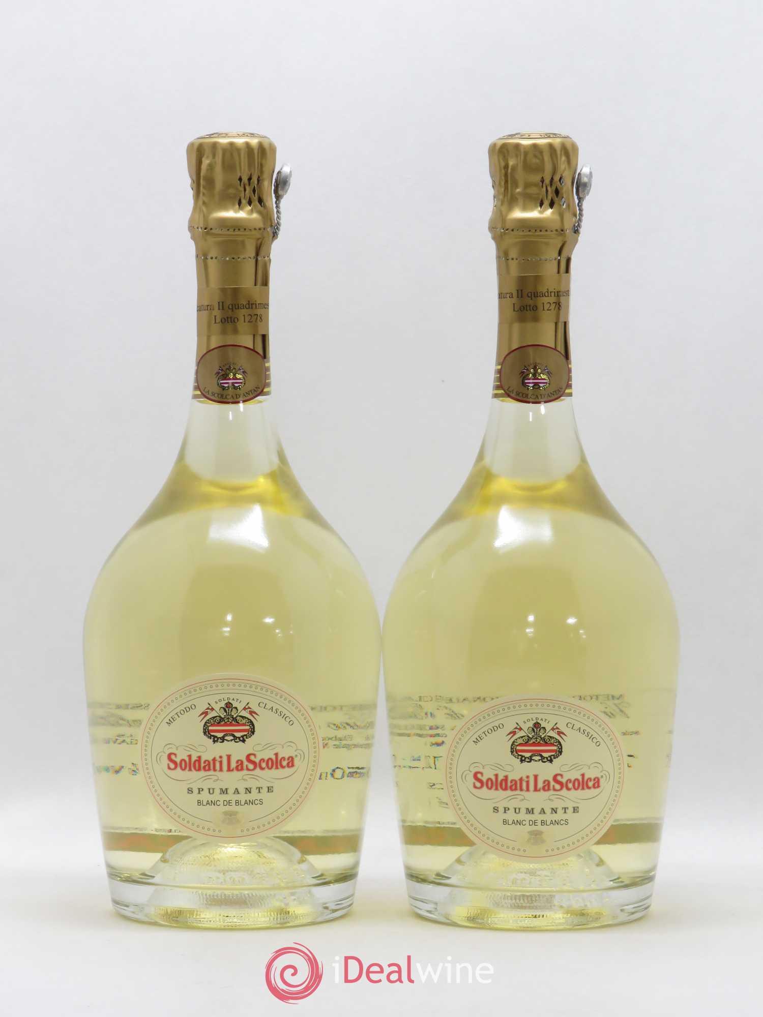 Italie Supmante Blanc de blancs Metodo Classico Soldati La Scolca (sans prix de réserve) - Posten von 2 Flaschen - 0