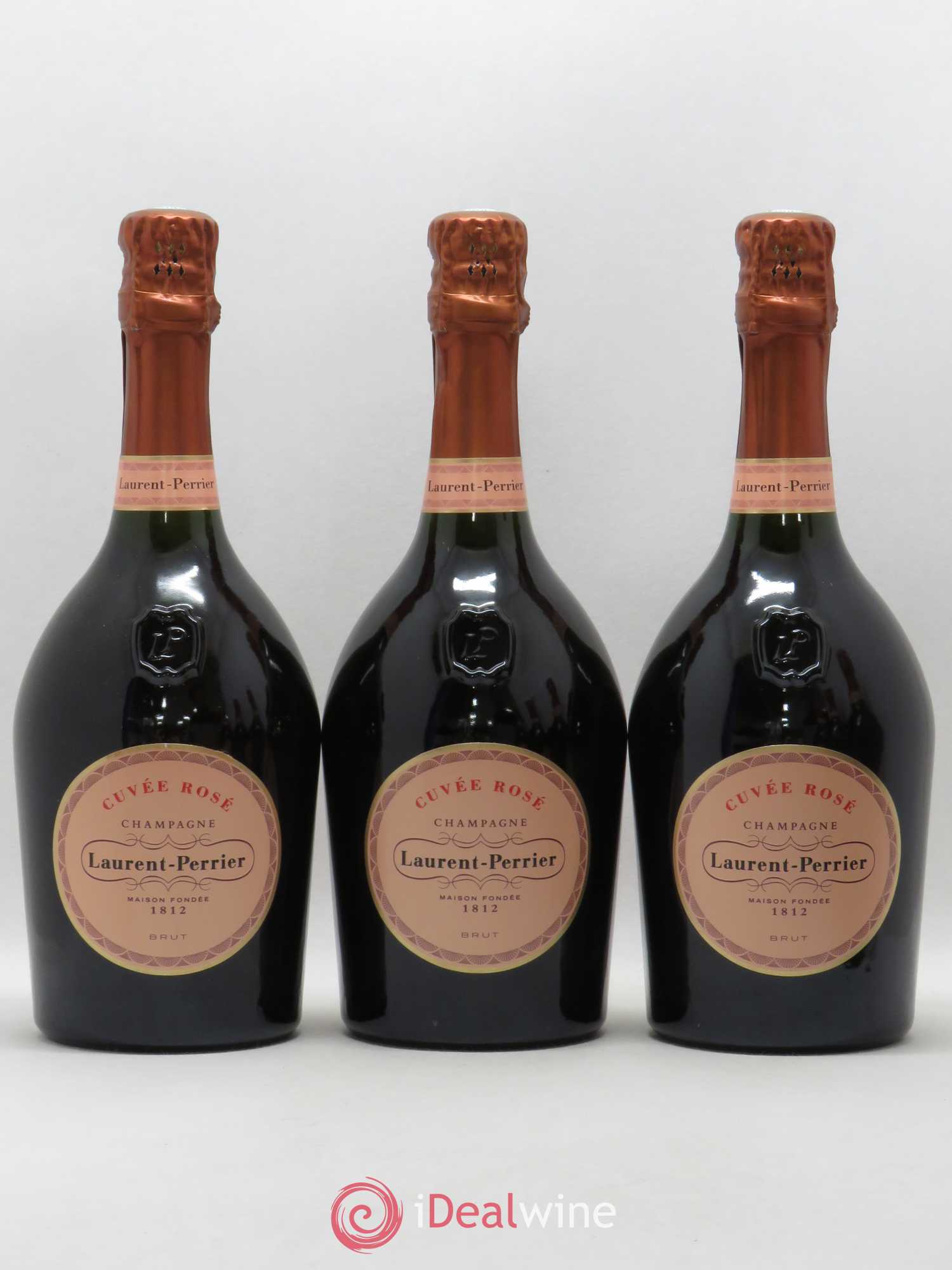 Rosé Brut Laurent Perrier - Lot de 3 bouteilles - 0