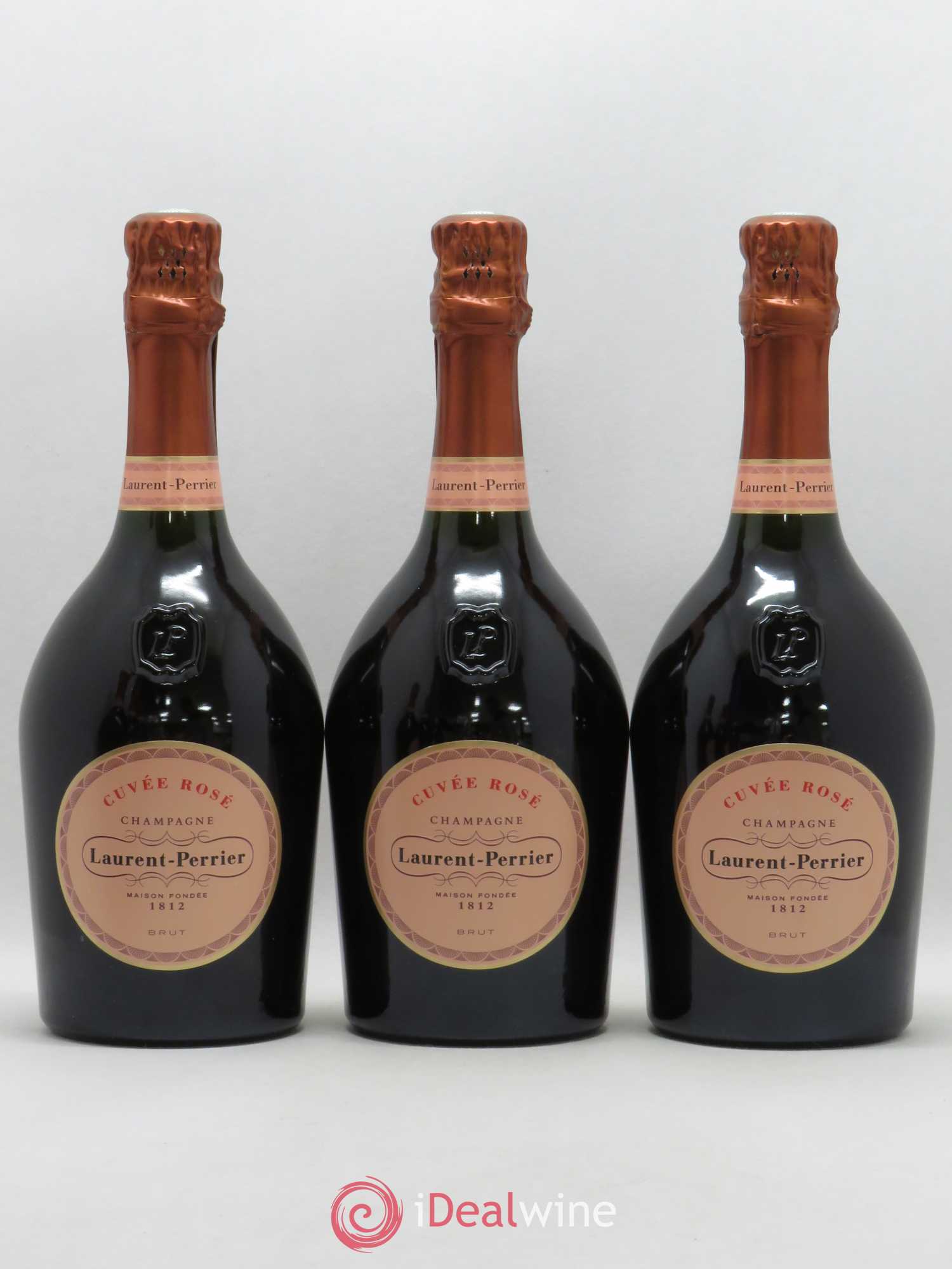 Rosé Brut Laurent Perrier - Lot de 3 bouteilles - 0