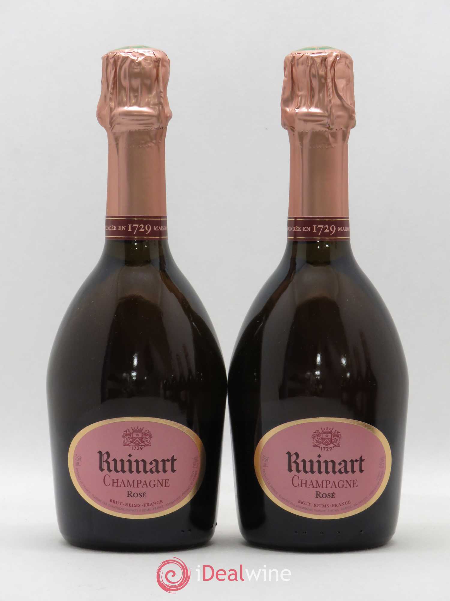 Brut Rosé Ruinart - Lot de 2 demi bouteilles - 0