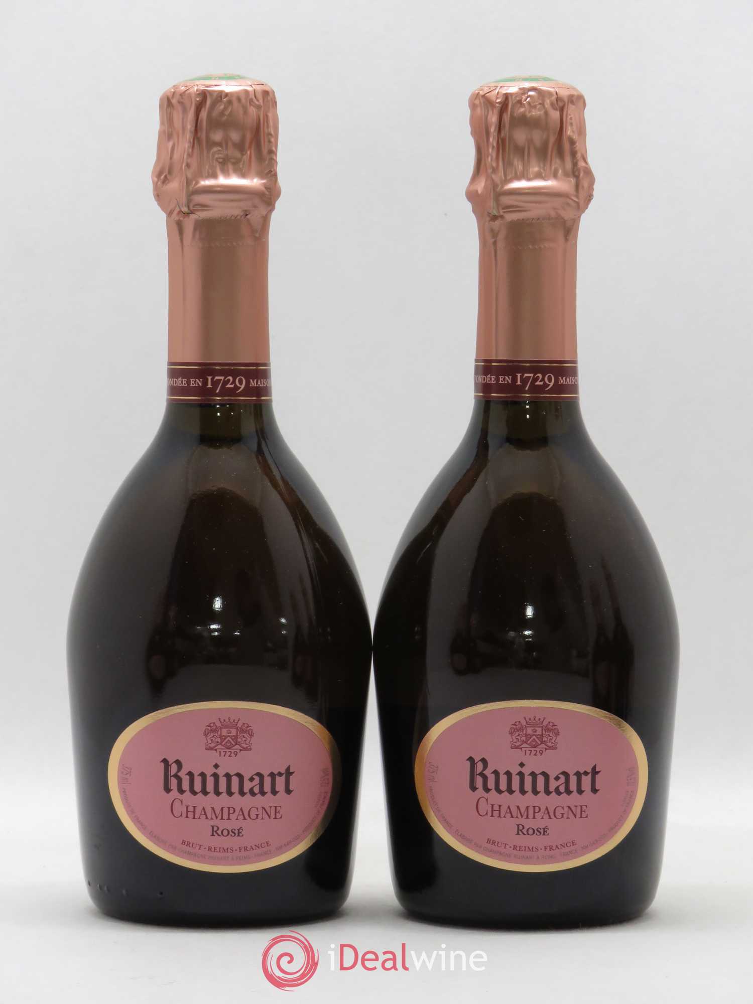Brut Rosé Ruinart - Lot de 2 demi bouteilles - 0