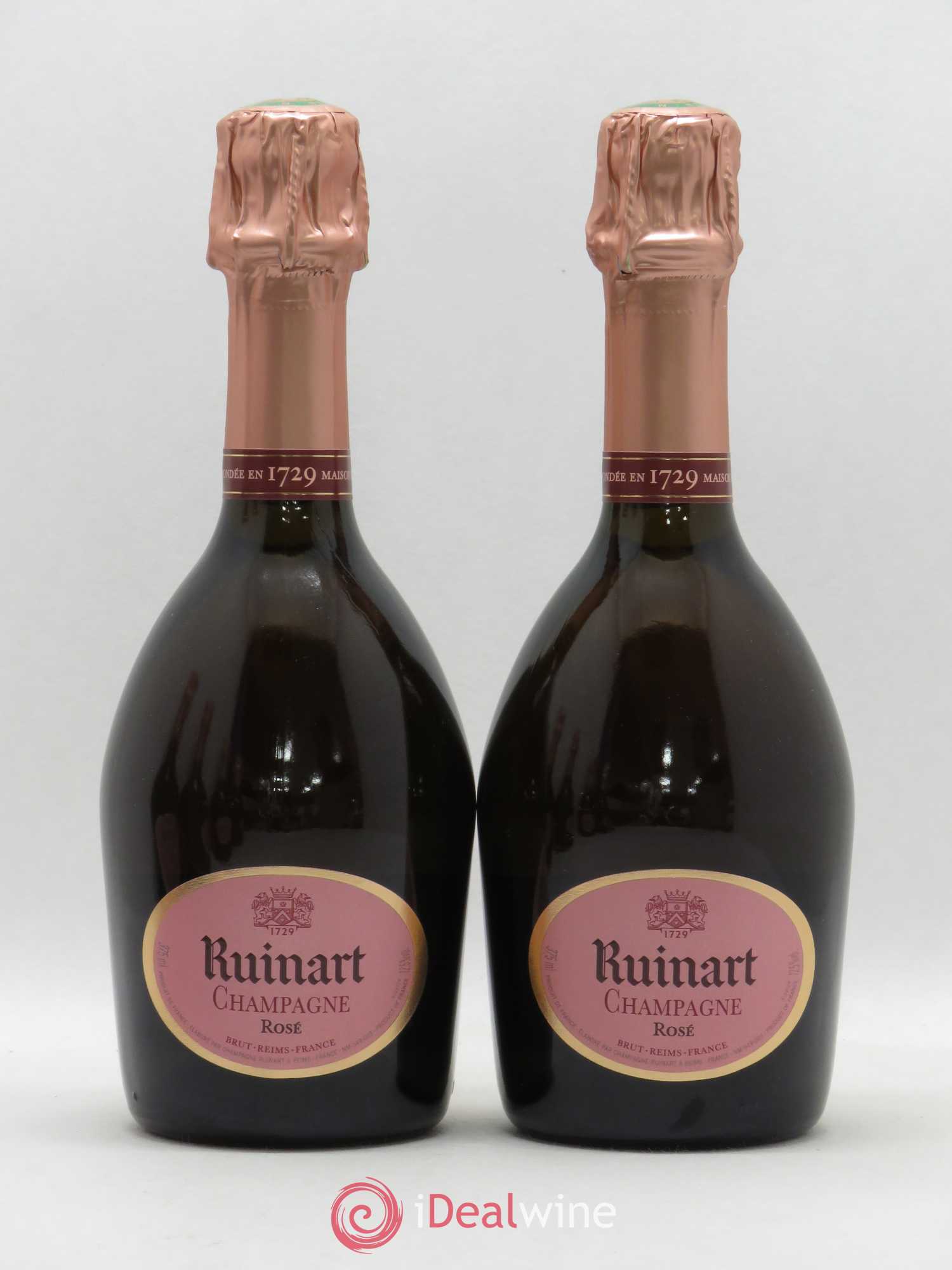 Brut Rosé Ruinart - Lot de 2 demi bouteilles - 0