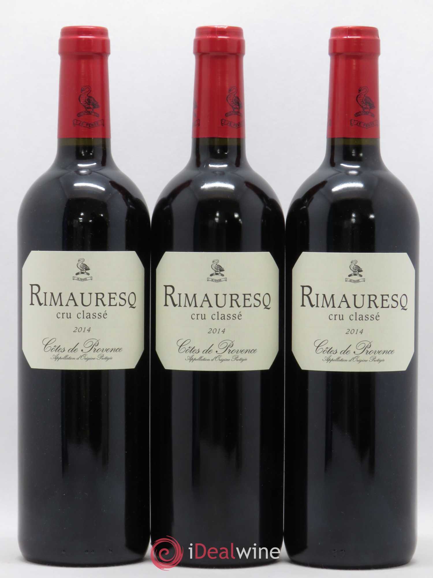 Côtes de Provence Rimauresq Cru Classé Classique de Rimauresq 2014 - Posten von 3 Flaschen - 0