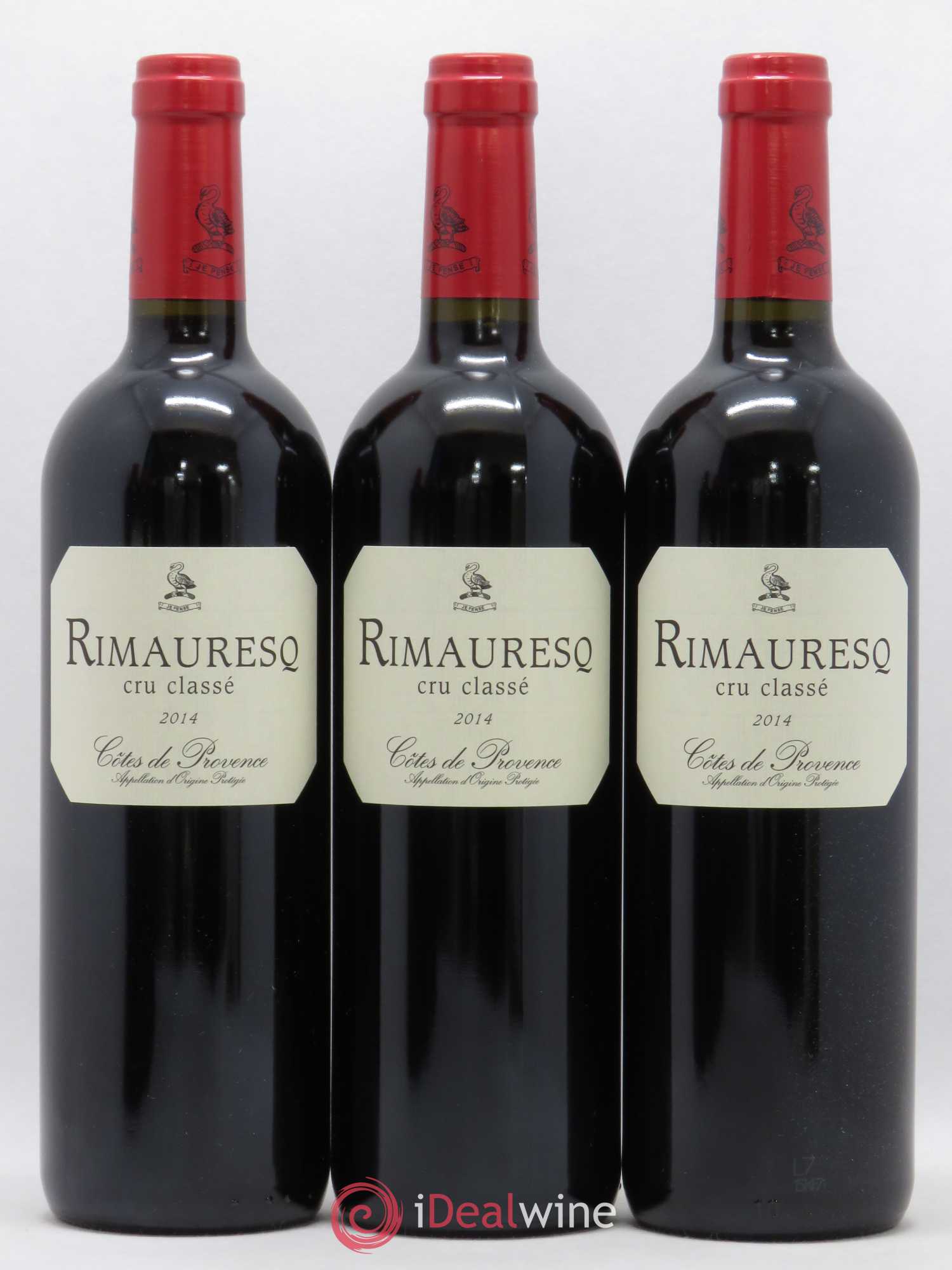 Côtes de Provence Rimauresq Cru Classé Classique de Rimauresq 2014 - Lot de 3 bouteilles - 0