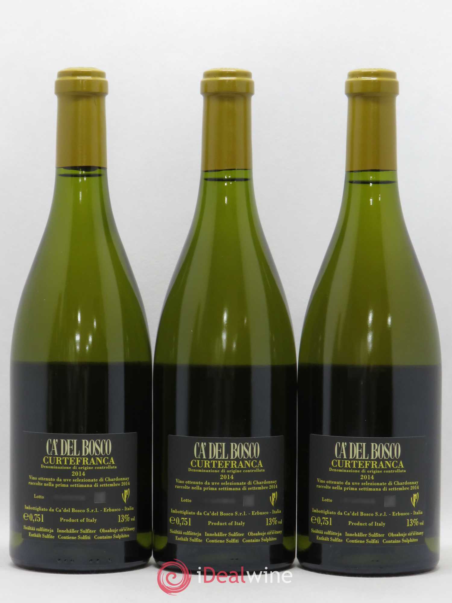 Italie DOC Curtefranca Ca' del Bosco Chardonnay 2014 - Posten von 6 Flaschen - 4