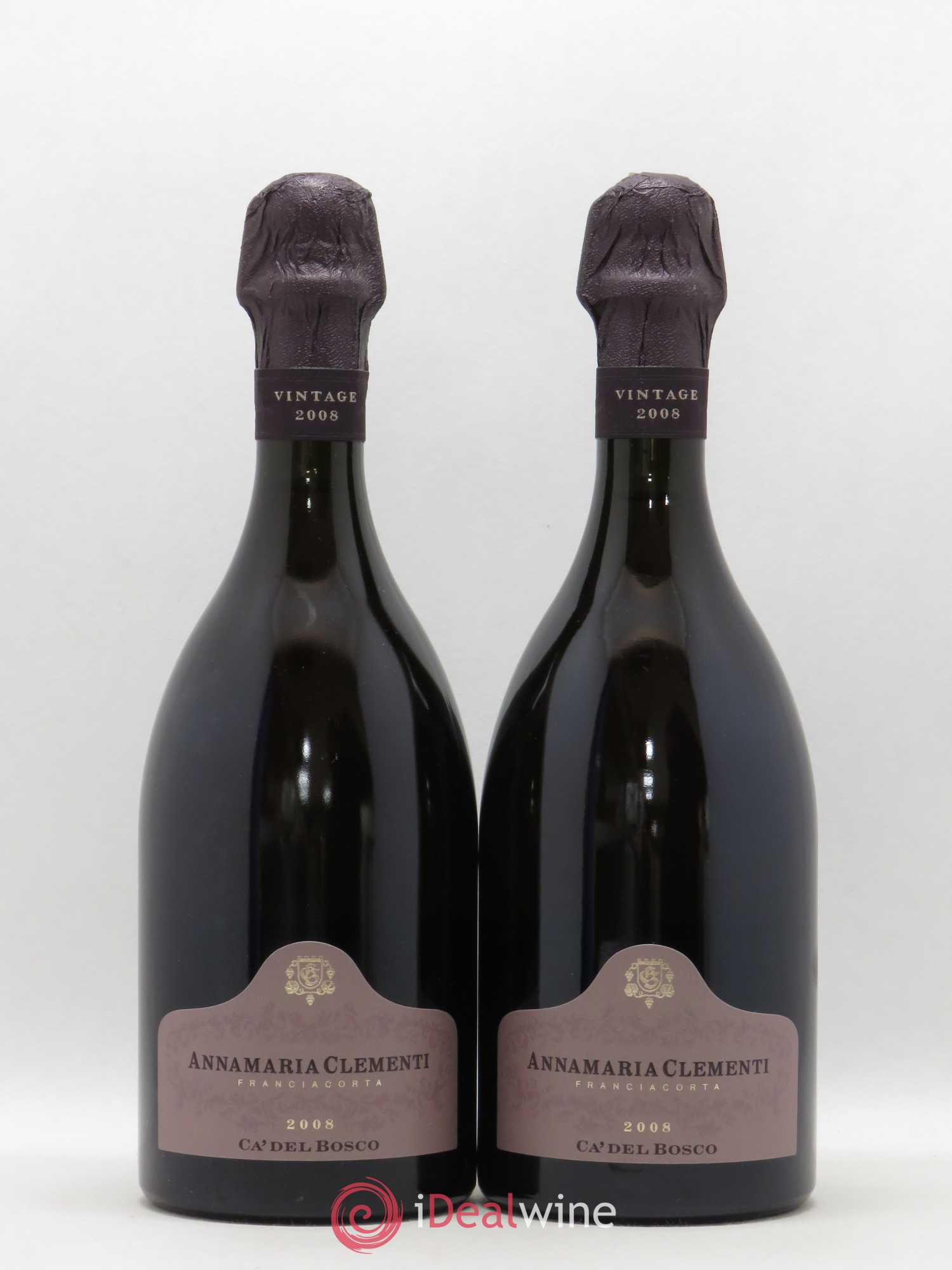 Divers Italie Ca' del Bosco Annamaria Clementi Franciacorta Riserva 2008 - Posten von 2 Flaschen - 0
