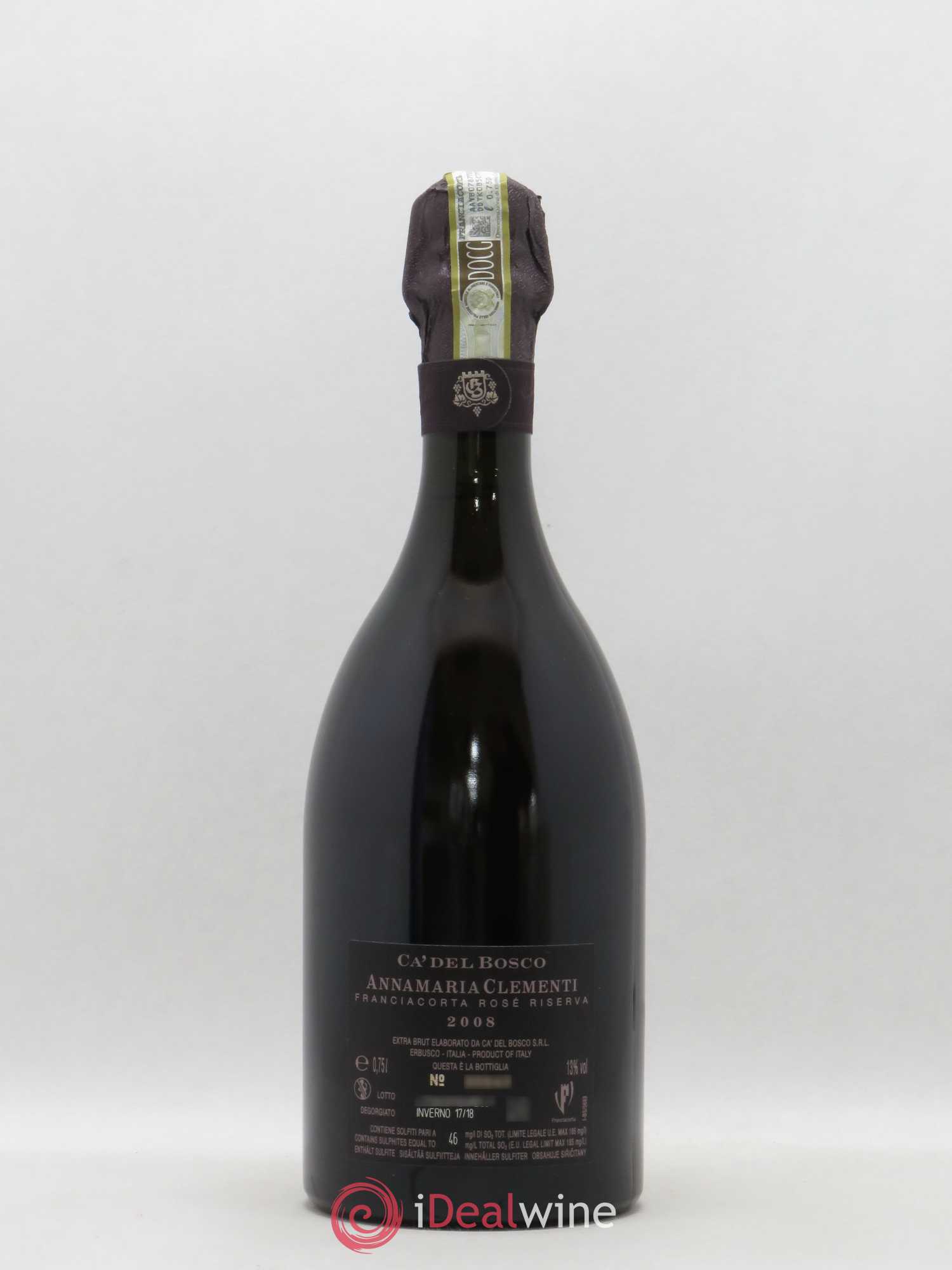 Divers Italie Ca' del Bosco Annamaria Clementi Franciacorta Riserva 2008 - Posten von 1 Flasche - 1