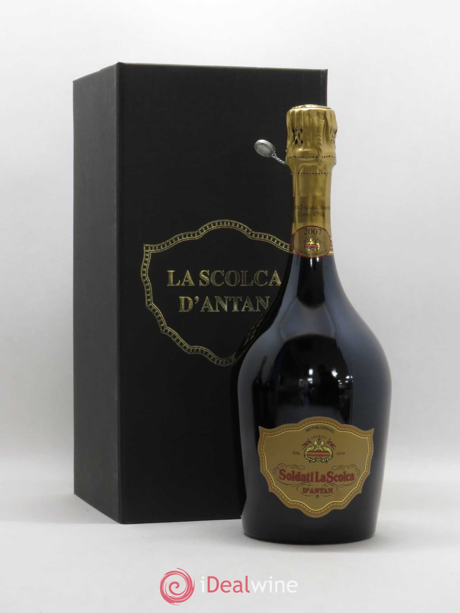 Italie Soldati La Scolca d'antan Brut Blanc de blancs 2007 - Posten von 3 Flaschen - 1