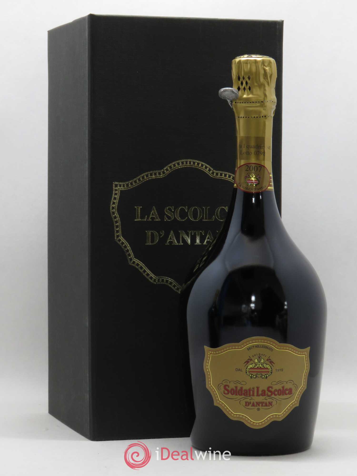 Italie Soldati La Scolca d'antan Brut Blanc de blancs 2007 - Posten von 2 Flaschen - 1