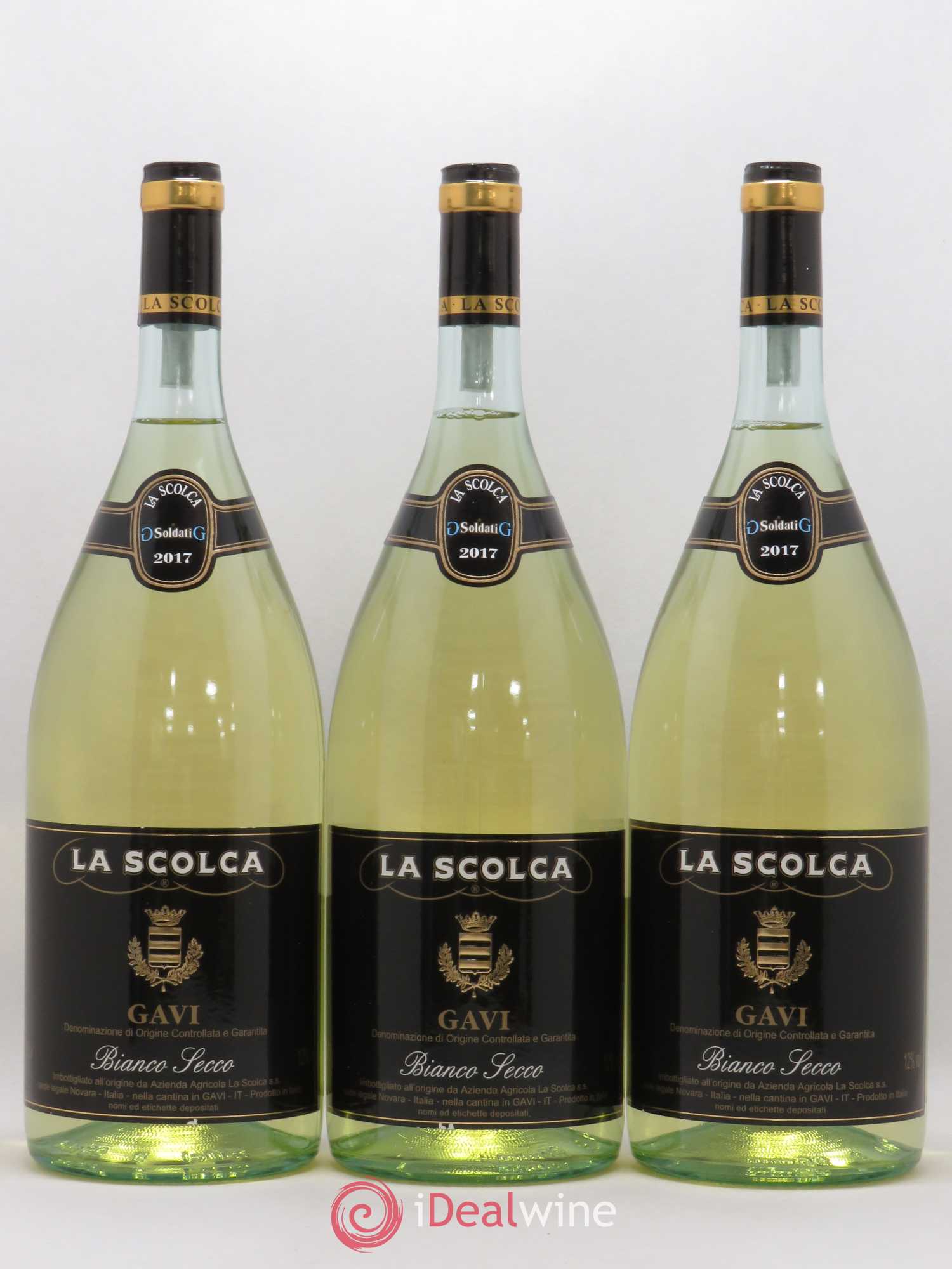 Gavi di Gavi DOCG La Scolca (sans prix de réserve) 2017 - Posten von 3 Magnum - 0