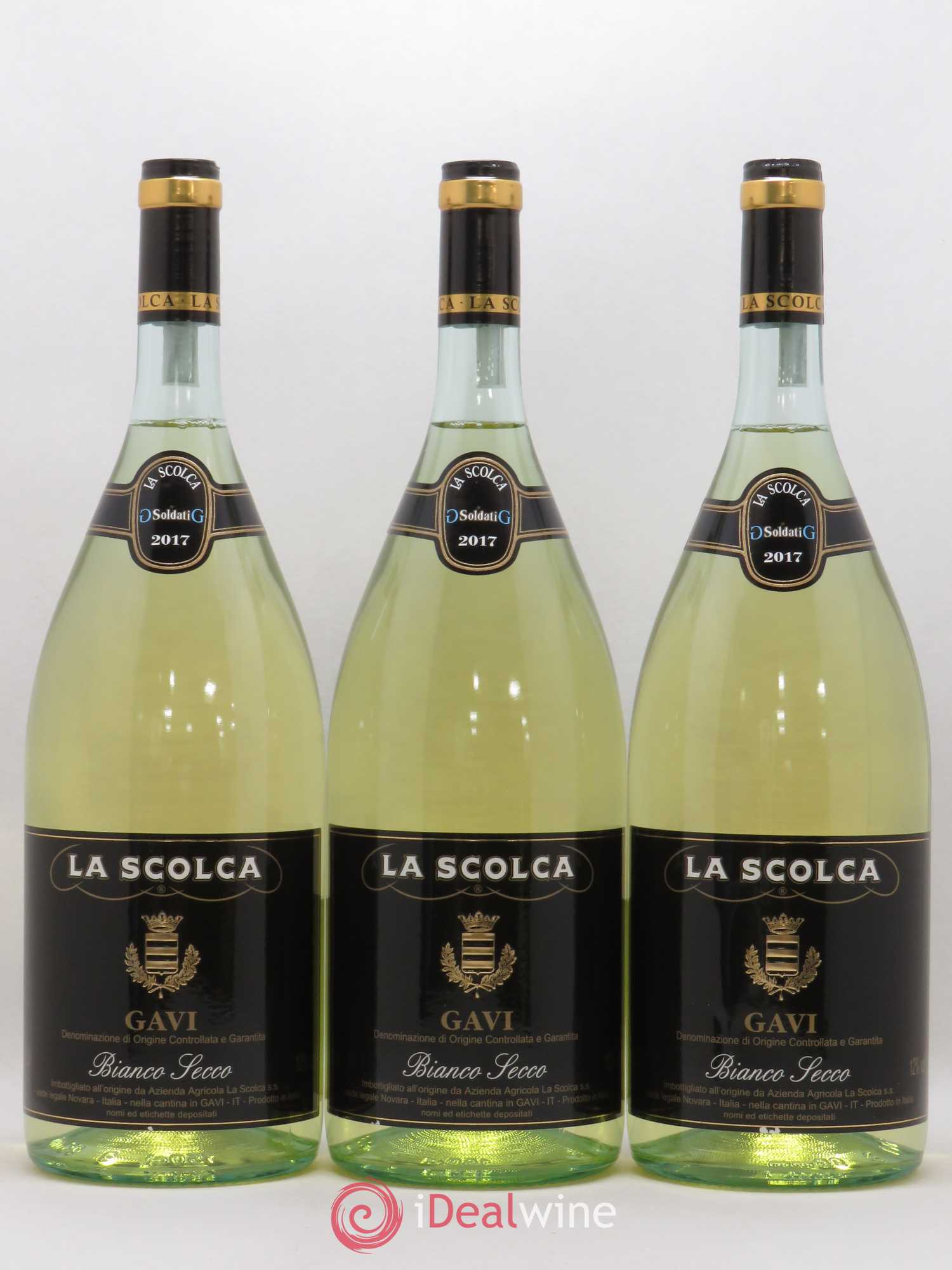 Gavi di Gavi DOCG La Scolca (sans prix de réserve) 2017 - Posten von 3 Magnum - 0
