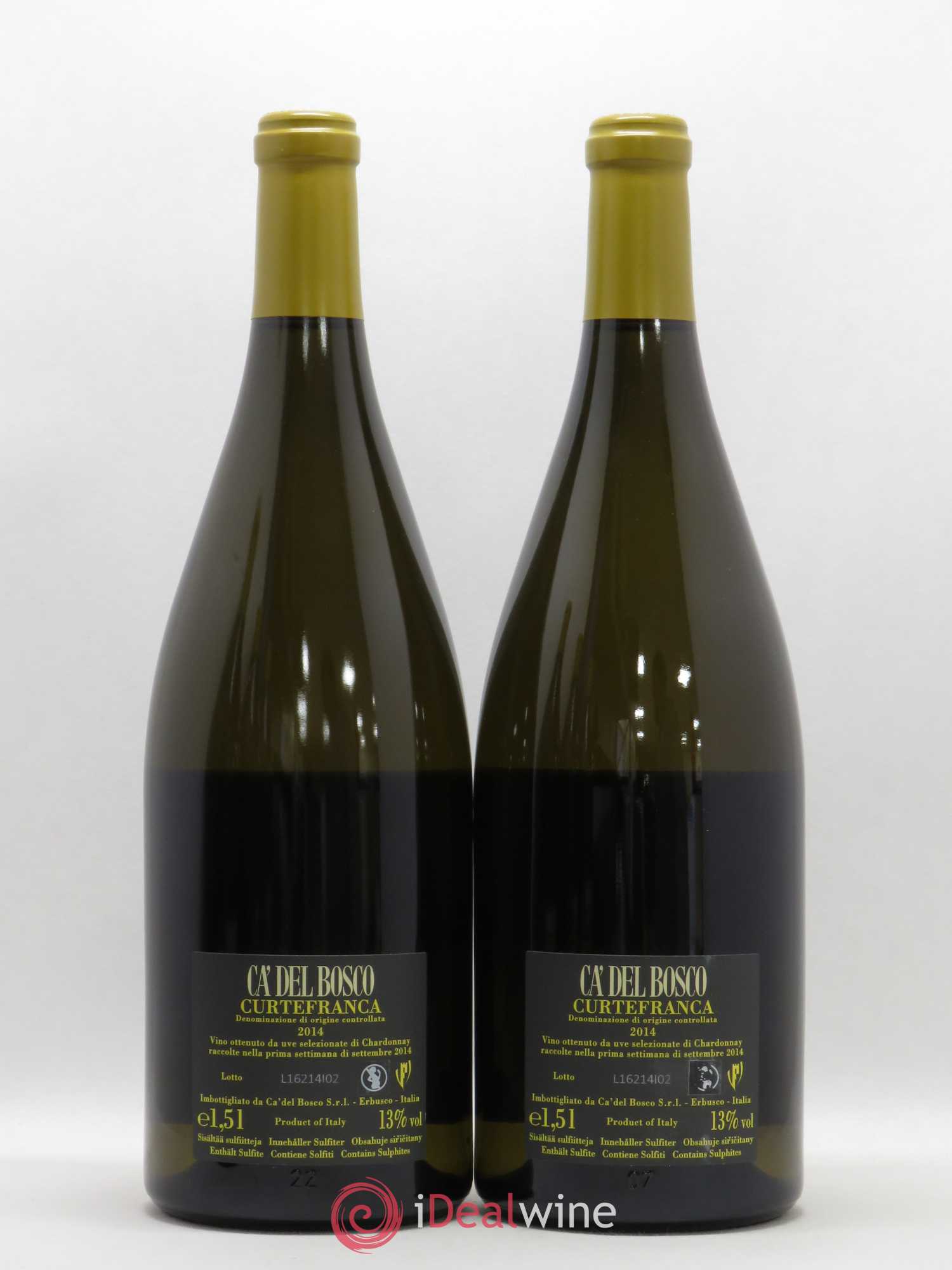 Italie DOC Curtafranca Ca' del Bosco Chardonnay 2014 - Posten von 2 Magnum - 1