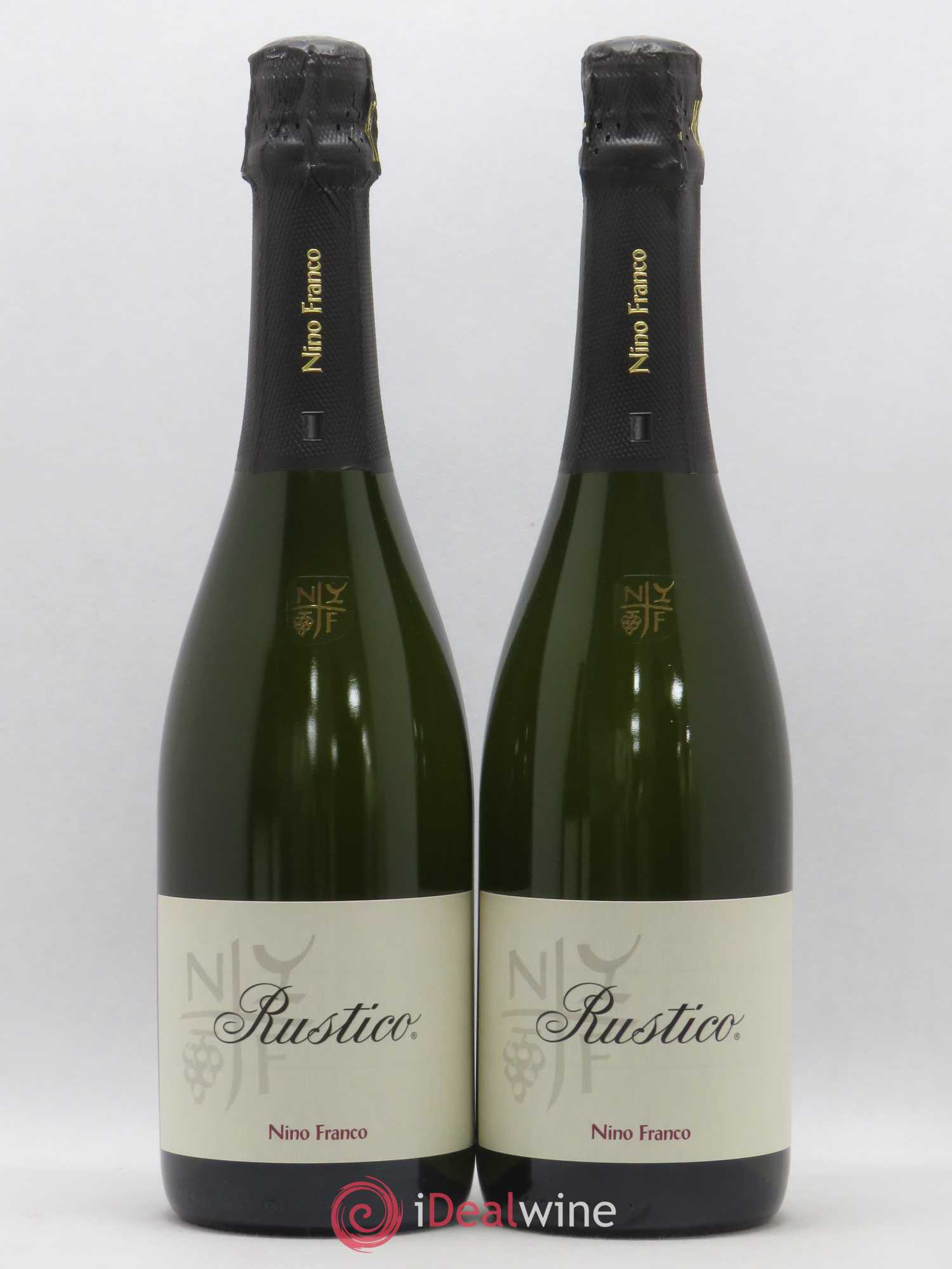 Italie DOC Prosecco Treviso Rustico Nino Franco - Lot de 2 bouteilles - 0