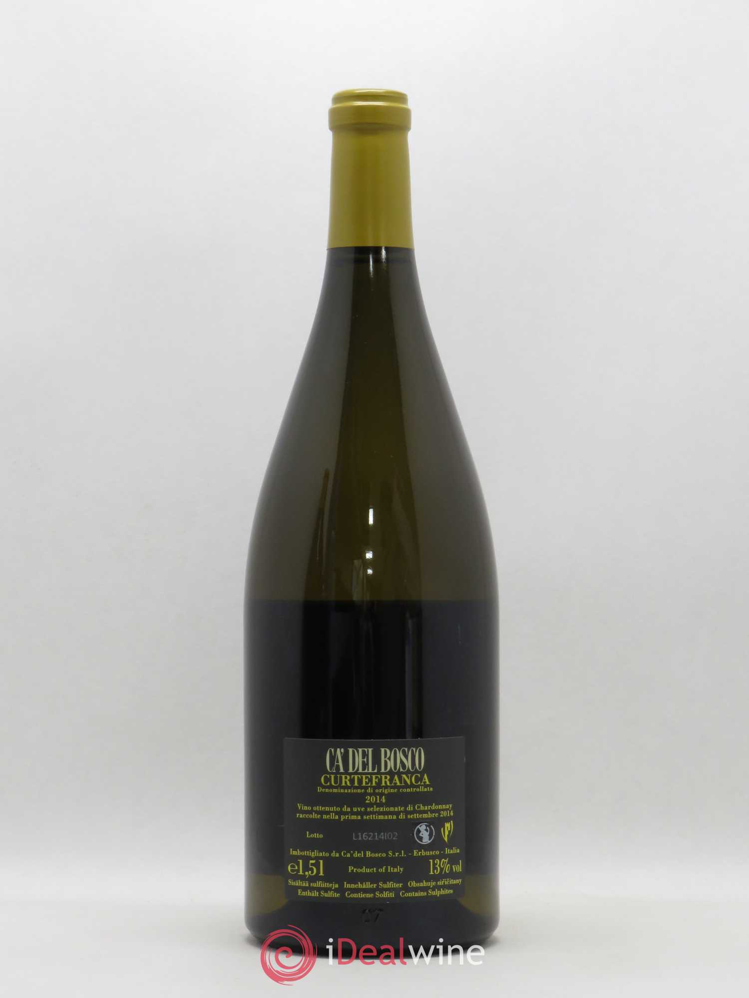 Italie DOC Curtafranca Ca' del Bosco Chardonnay 2014 - Posten von 1 Magnum - 1