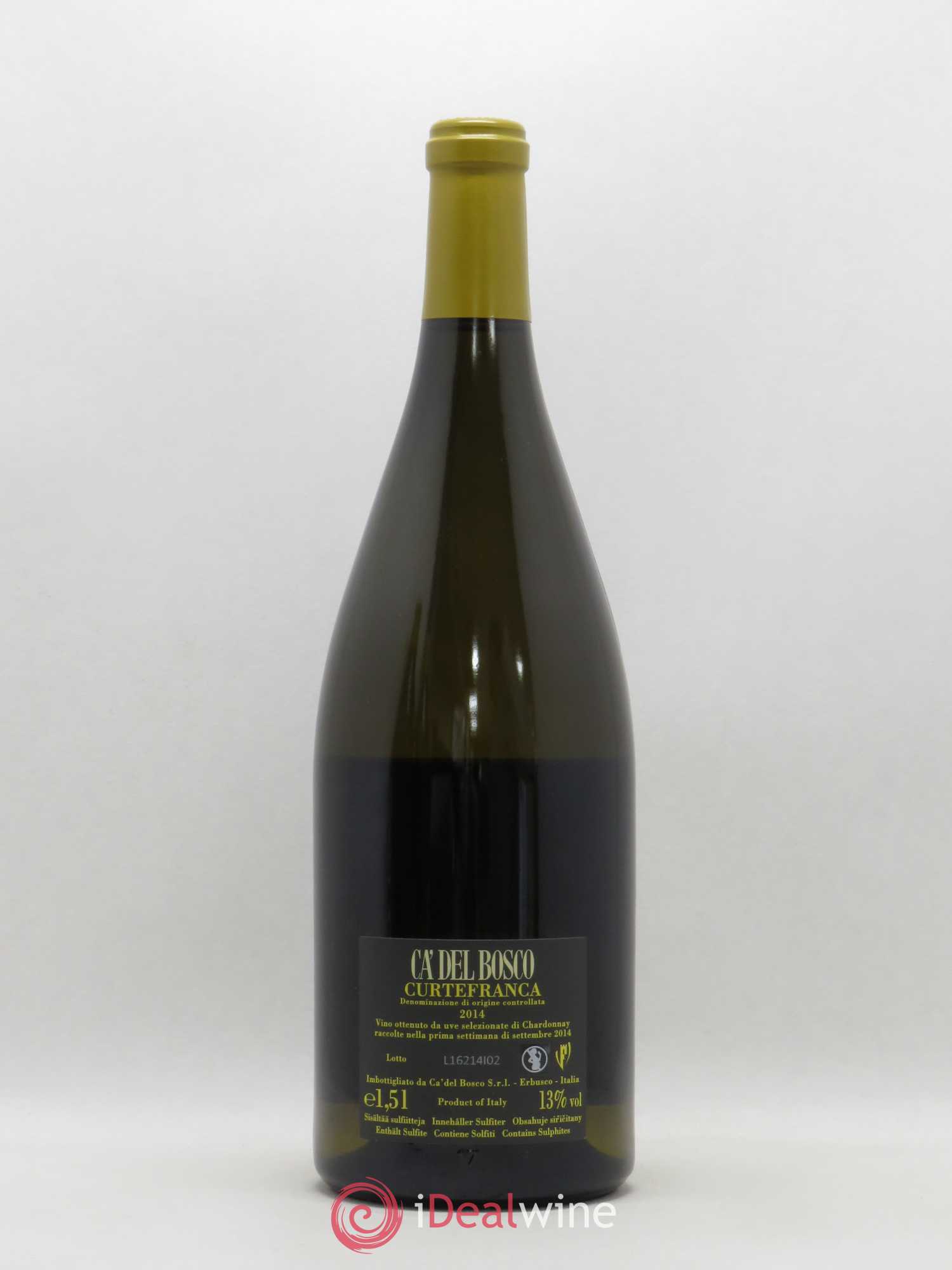 Italie DOC Curtafranca Ca' del Bosco Chardonnay (sans prix de réserve) 2014 - Posten von 1 Magnum - 1