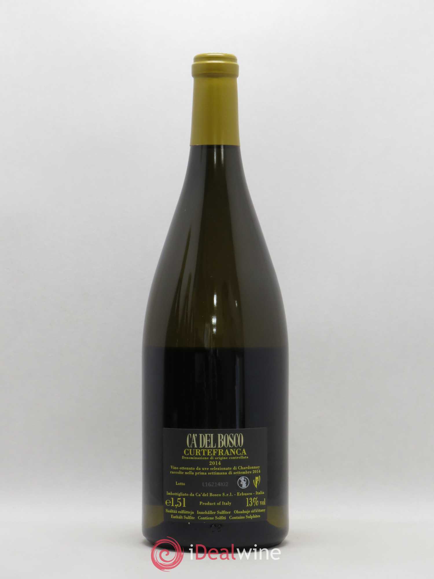 Italie DOC Curtafranca Ca' del Bosco Chardonnay 2014 - Posten von 1 Magnum - 1