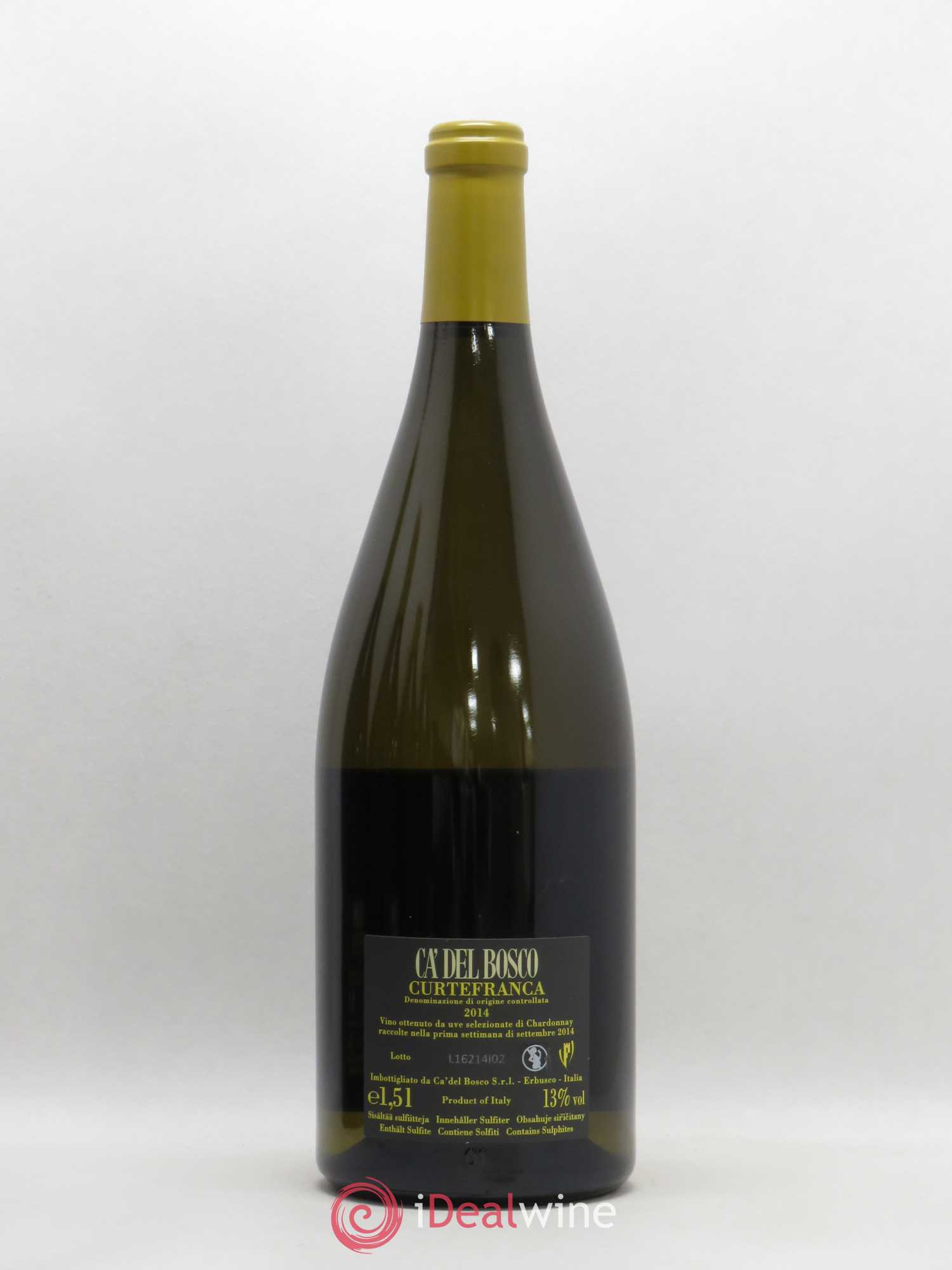 Italie DOC Curtafranca Ca' del Bosco Chardonnay (sans prix de réserve) 2014 - Posten von 1 Magnum - 1