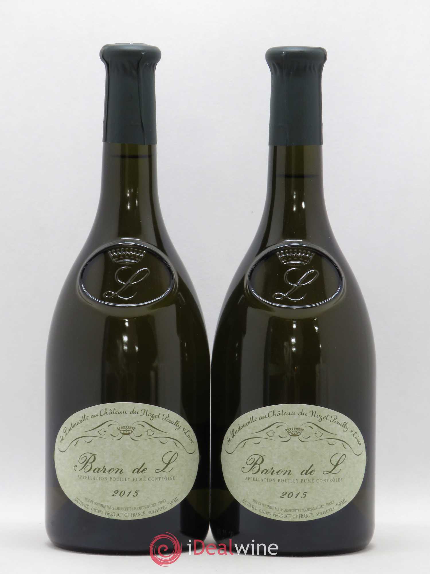 Pouilly-Fumé Baron de L Patrick de Ladoucette 2015 - Lot de 2 bouteilles - 0