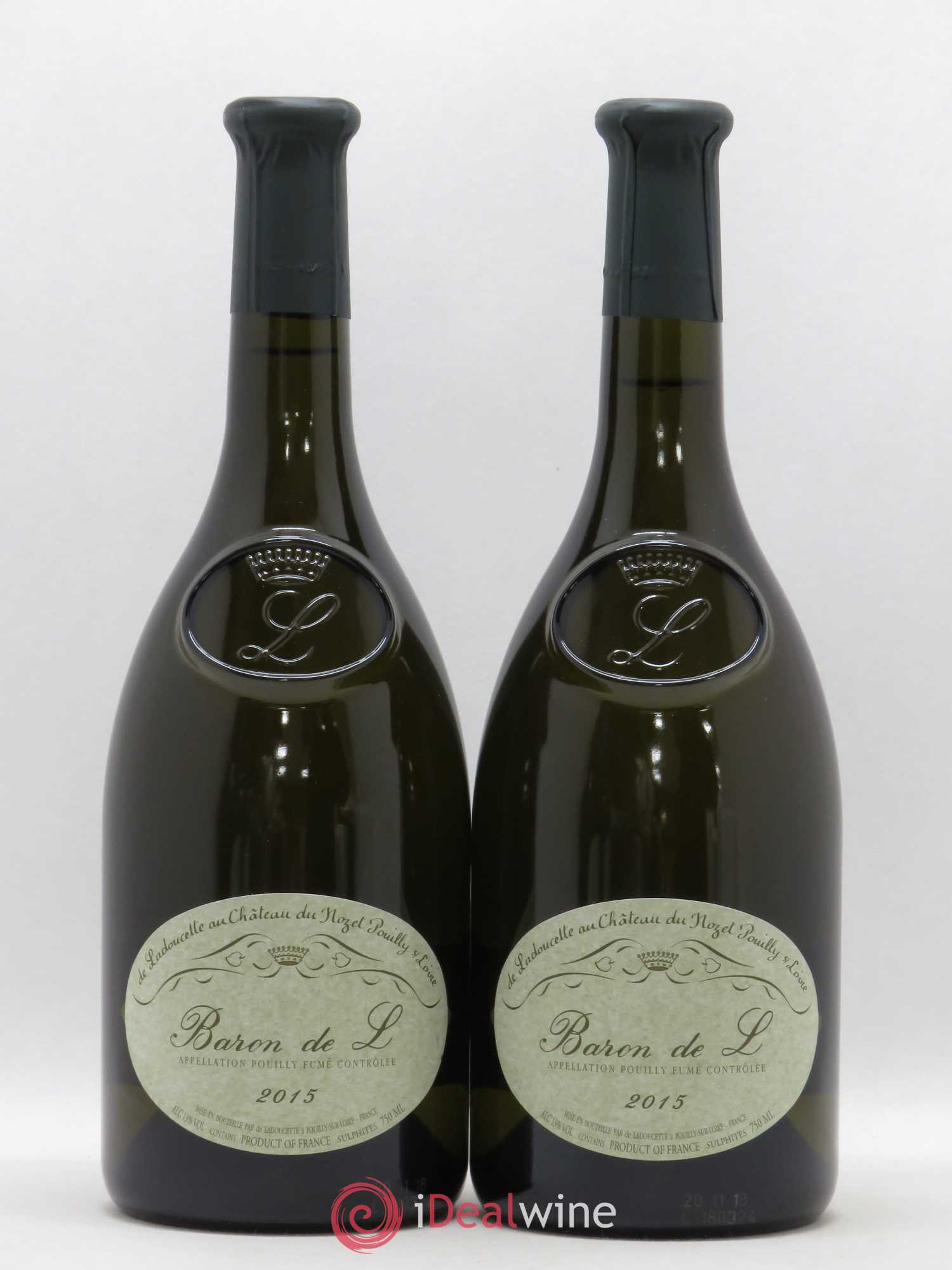 Pouilly-Fumé Baron de L Patrick de Ladoucette 2015 - Lot de 2 bouteilles - 0
